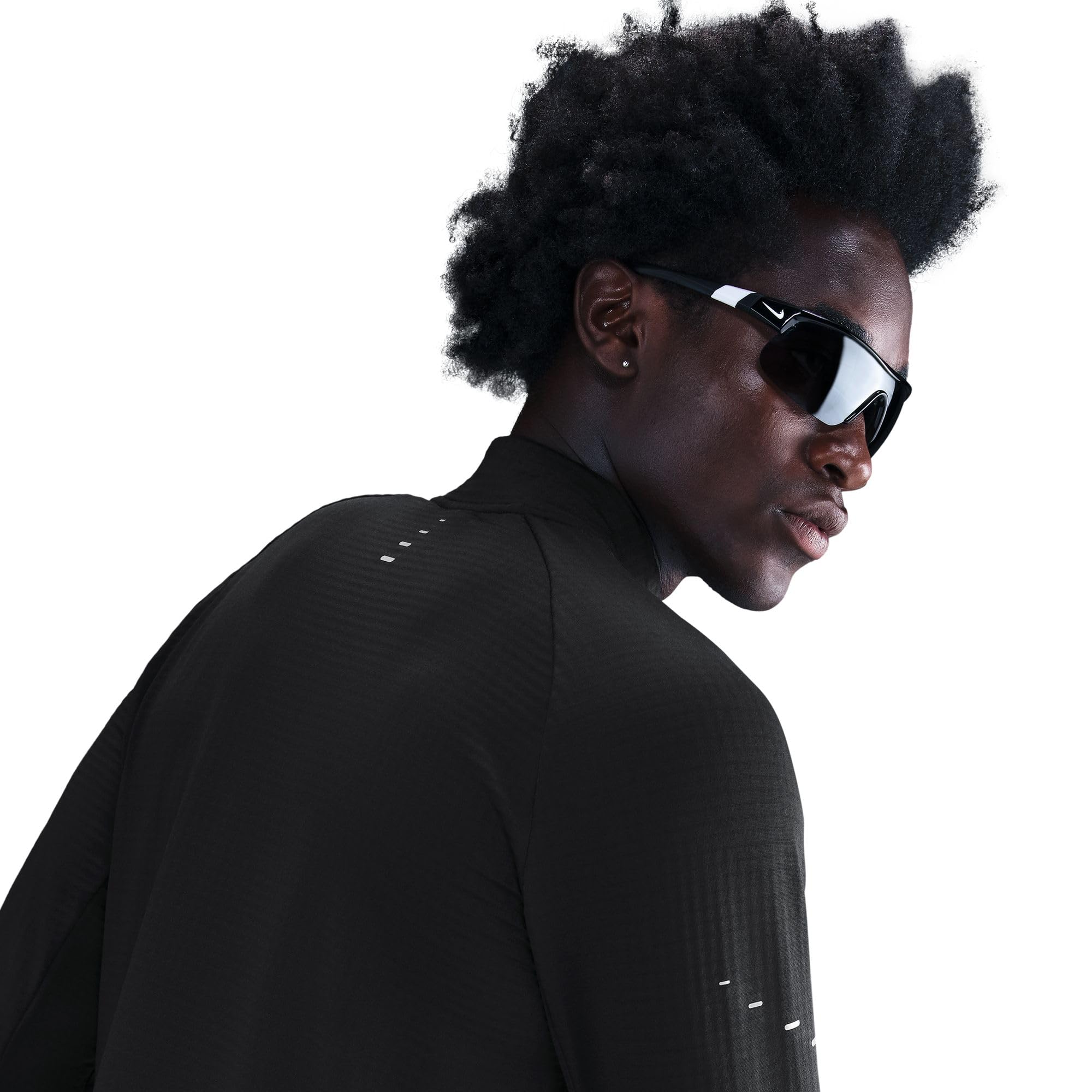 NIKE Górna część biegowa Mężczyźni Nike Stride Winterfestes Therma-fit Repel Laufoberteil Mit Halbreißverschluss Für Herren