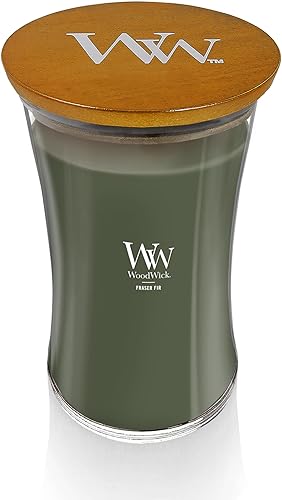 Vista 109 de WoodWick Lavender Spa - Vela mediana en frasco con forma de reloj de arena, cera de mezcla de soja prémium, mecha de madera Pluswick Innovation, 60