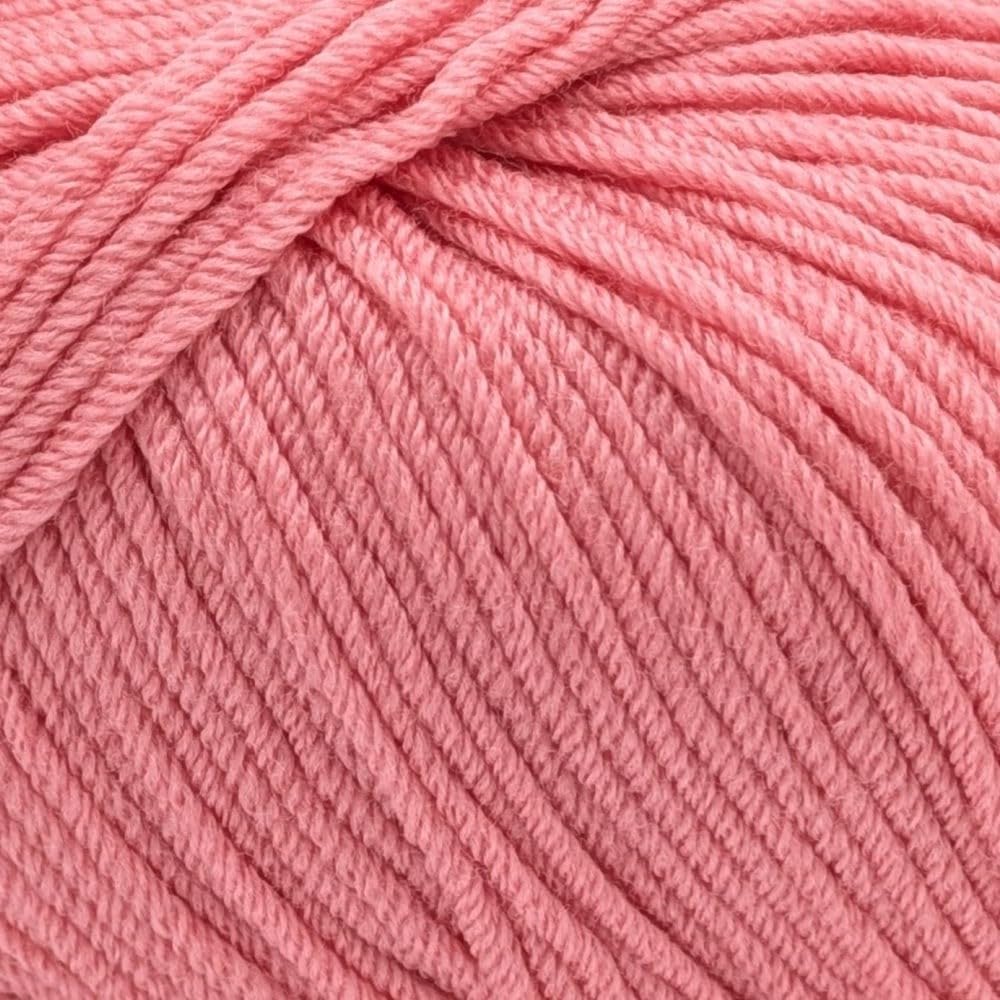 Double Knit-Weight (DK), 100% Superwash Fine Merino Wool Knitting and Crochet Yarn - Purely Merino DK 3322 Petal Pink