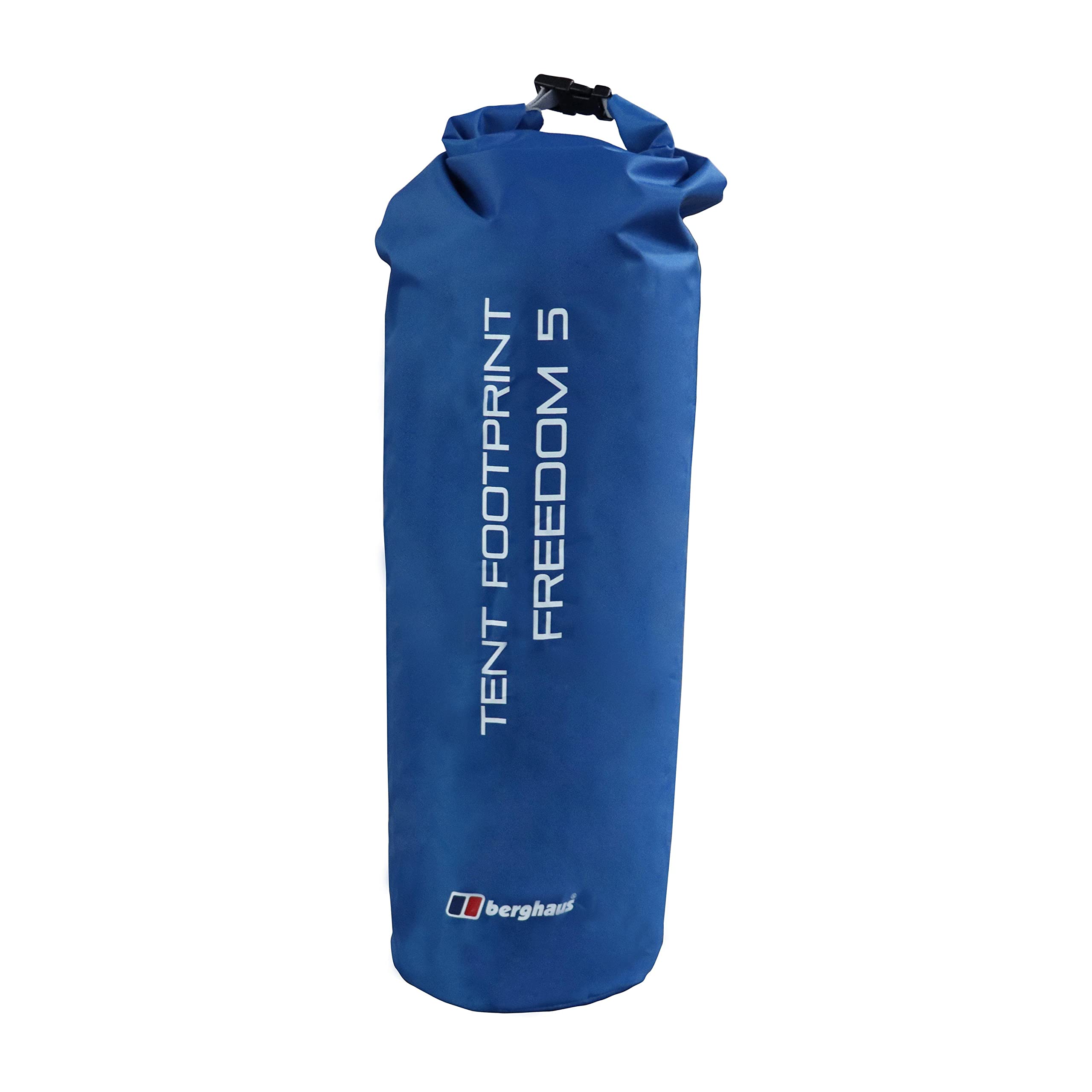 Berghaus Freedom 5 Tent Footprint with Carry Bag and Steel Pegs, Prolongs the Life of your Tent, Groundsheet Protector, Tent Accessories, Camping Equipment, Black, One Size