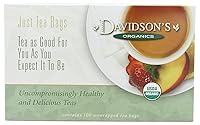 Vista 47 de Davidson's Organics, Genmaicha, 100 bolsas de té sin envolver