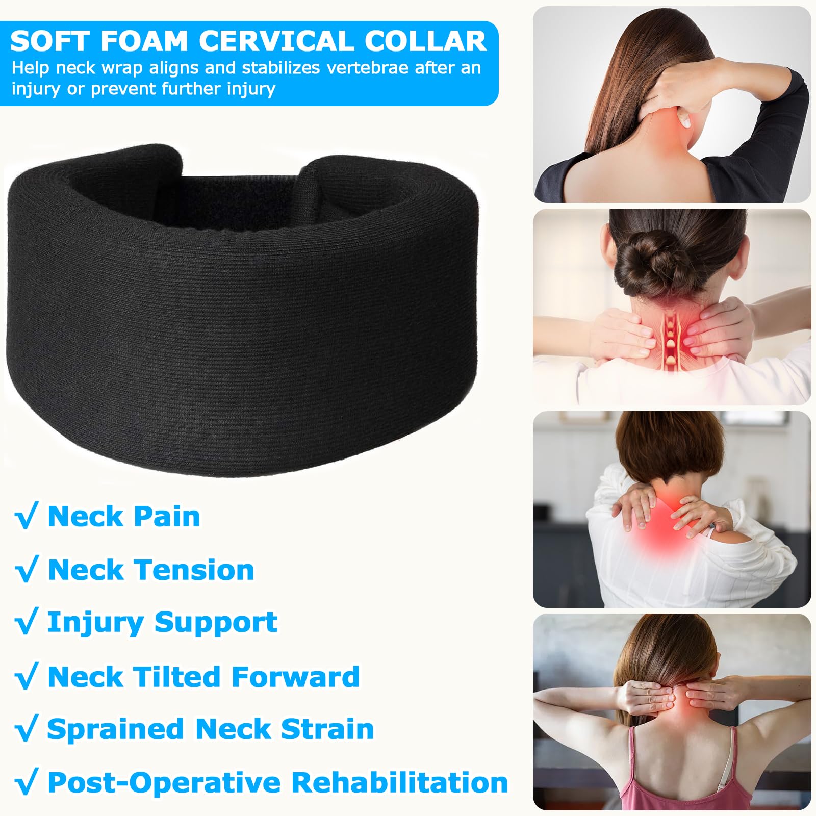UZSUZZ Foam Neck Brace - Image 3
