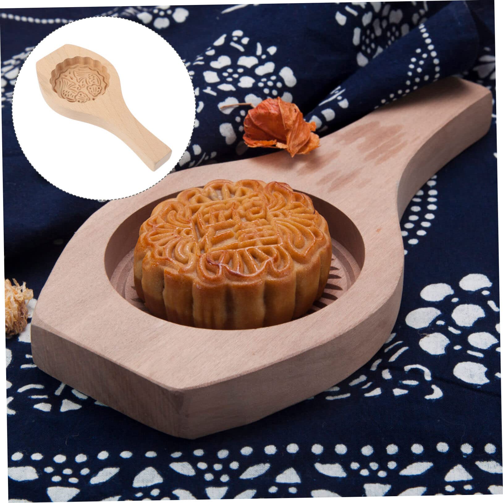 Amazon｜1個 菓子型 中国月餅型 リーモールド ムーンケーキ型 月餅