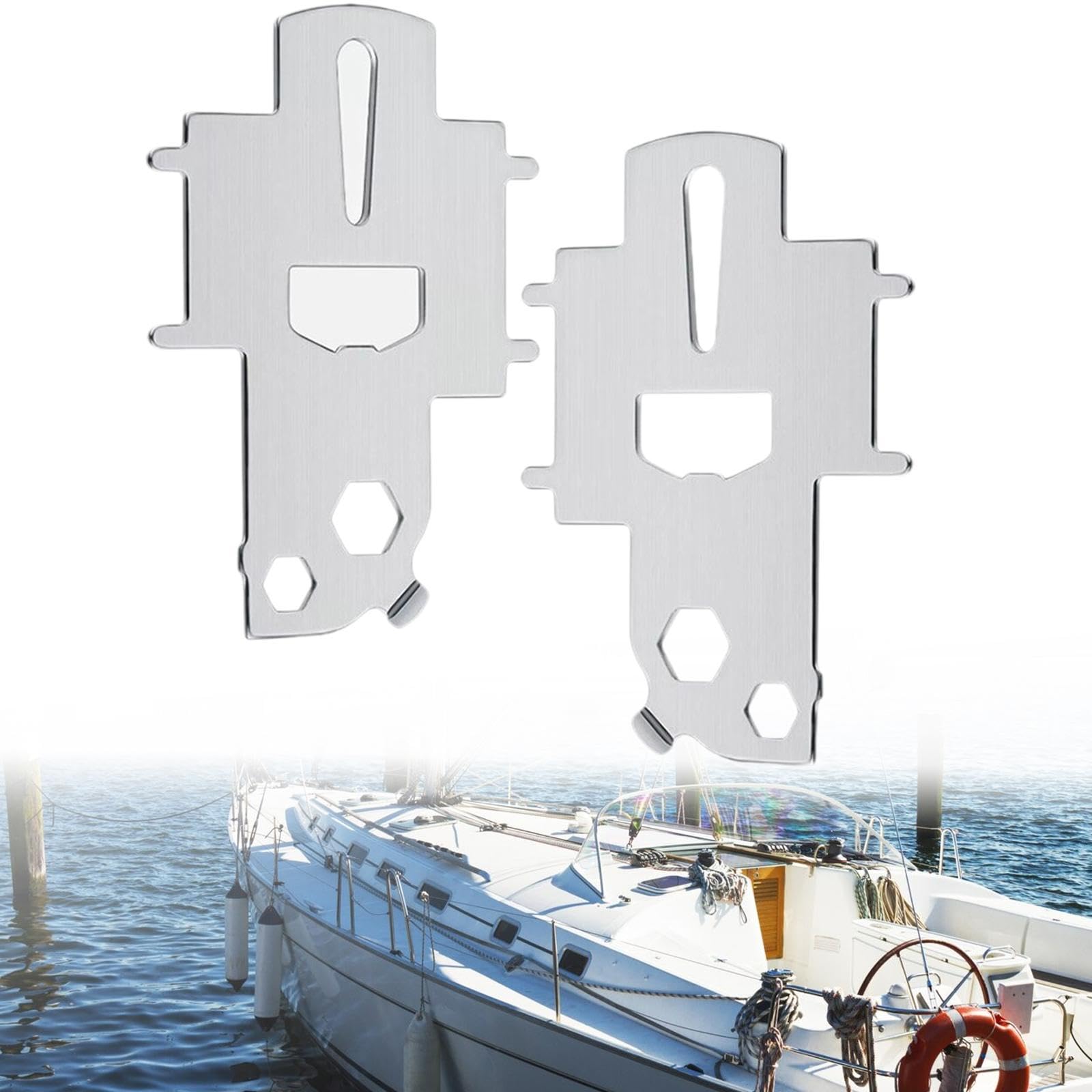 3X 2 Llaves para Placas de Cubierta Marinas, Llaves para Placas de Llenado, Herramienta de Cubierta, Herramientas Manuales, Llaves de Combustible