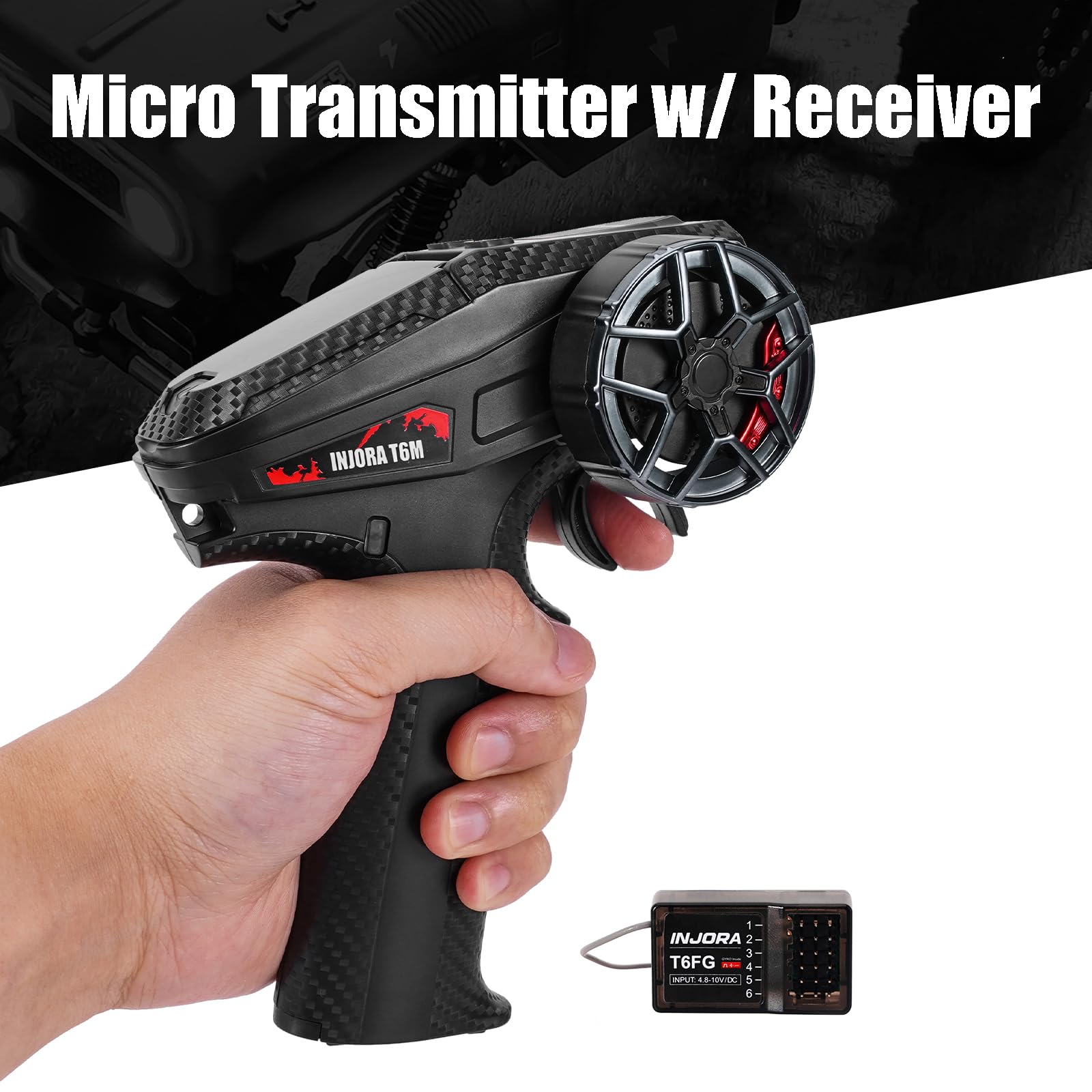 Amazon.com: INJORA INT-T6M 2.4GHz Digital Radio Micro Transmitter