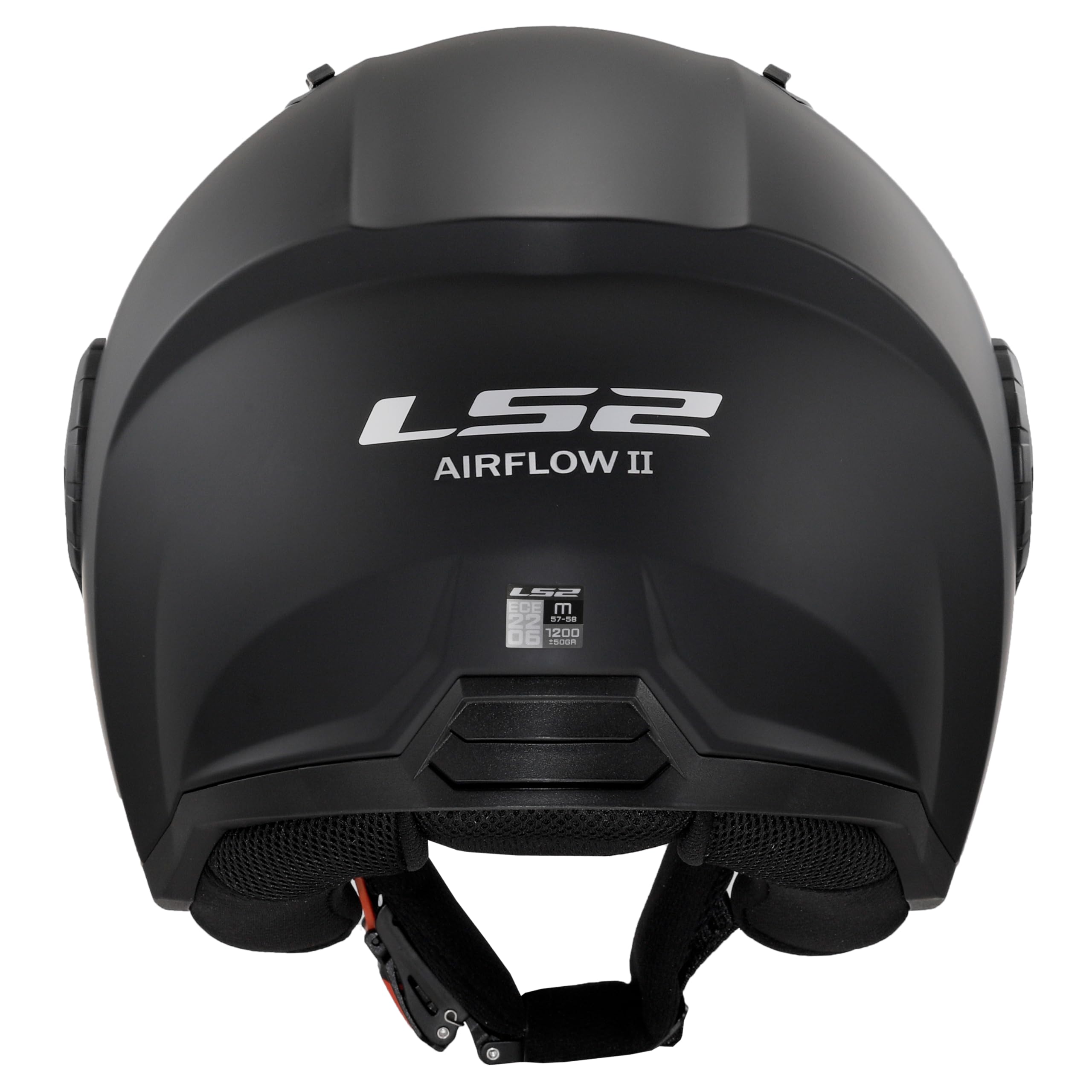 Open Faced Motorcycle Helmet. LS2 Airflow II ECE 22.06
