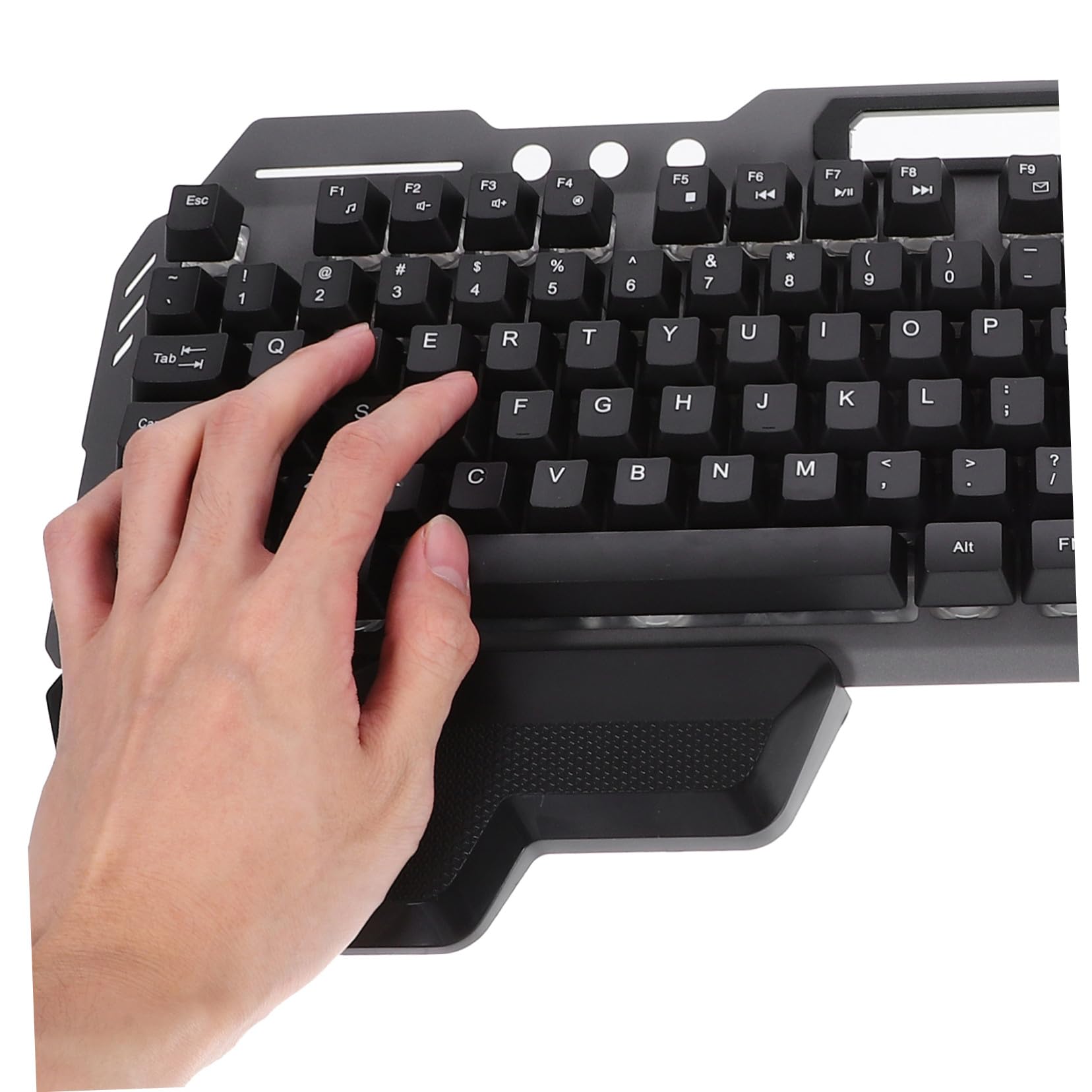 Tastiera Gaming Cablata Retroilluminata 104 Tasti Nero