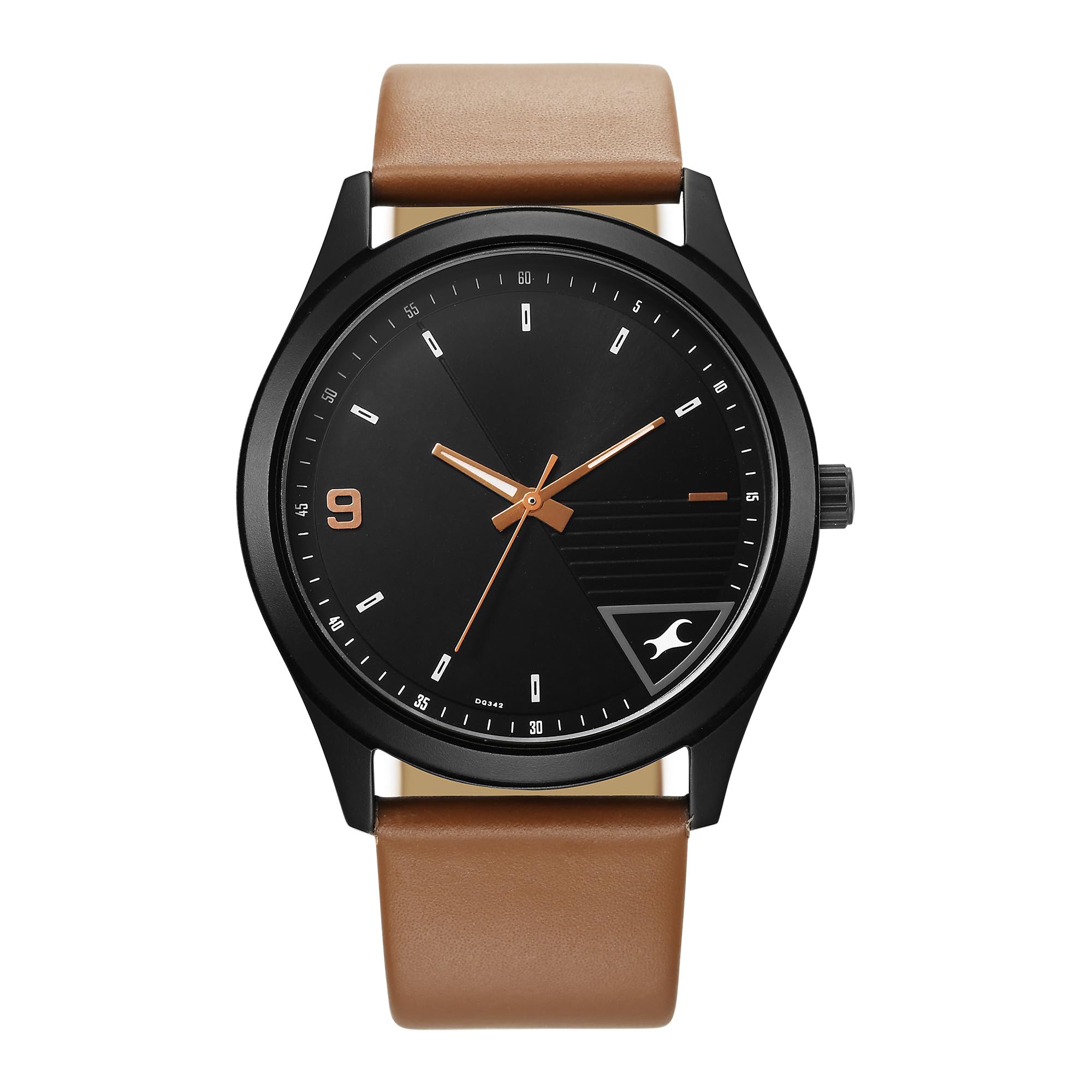 Fastrack Leather Analog Black Dial Mens Watch-3317Nl02, Band Color:Brown (B0DFM7YWJG) Amazon Price History, Amazon Price Tracker