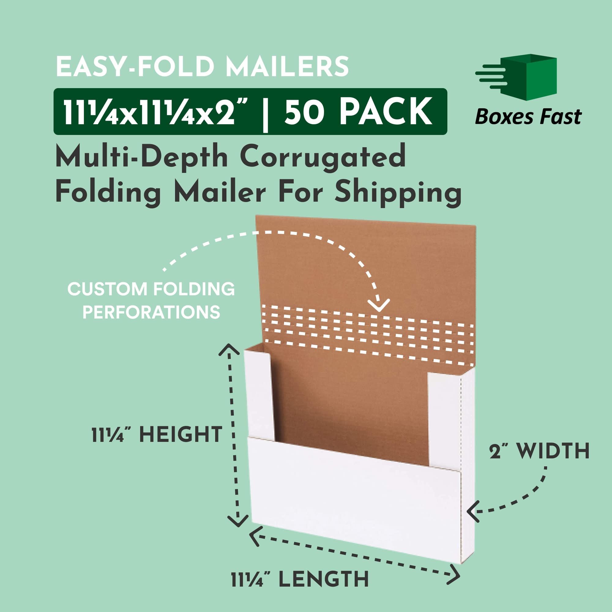 Fullhawl Comic Mailers Corrugated Cardboard Mailers 8 X 11 X 1.2 Inch