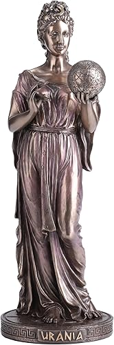 Veronese Design Escultura griega de 9 pulgadas con acabado de bronce antiguo de resina fundida en frío de la astronomía