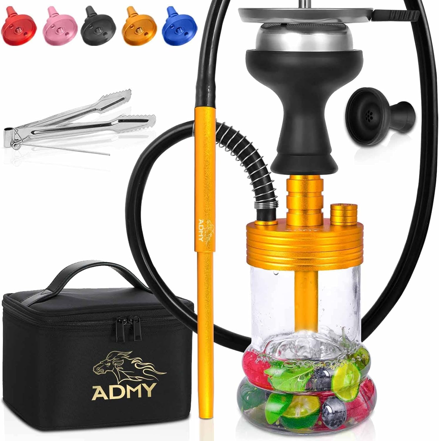 Moptrek ah Set with Everything, Mini Hookah Set, Shisha Set