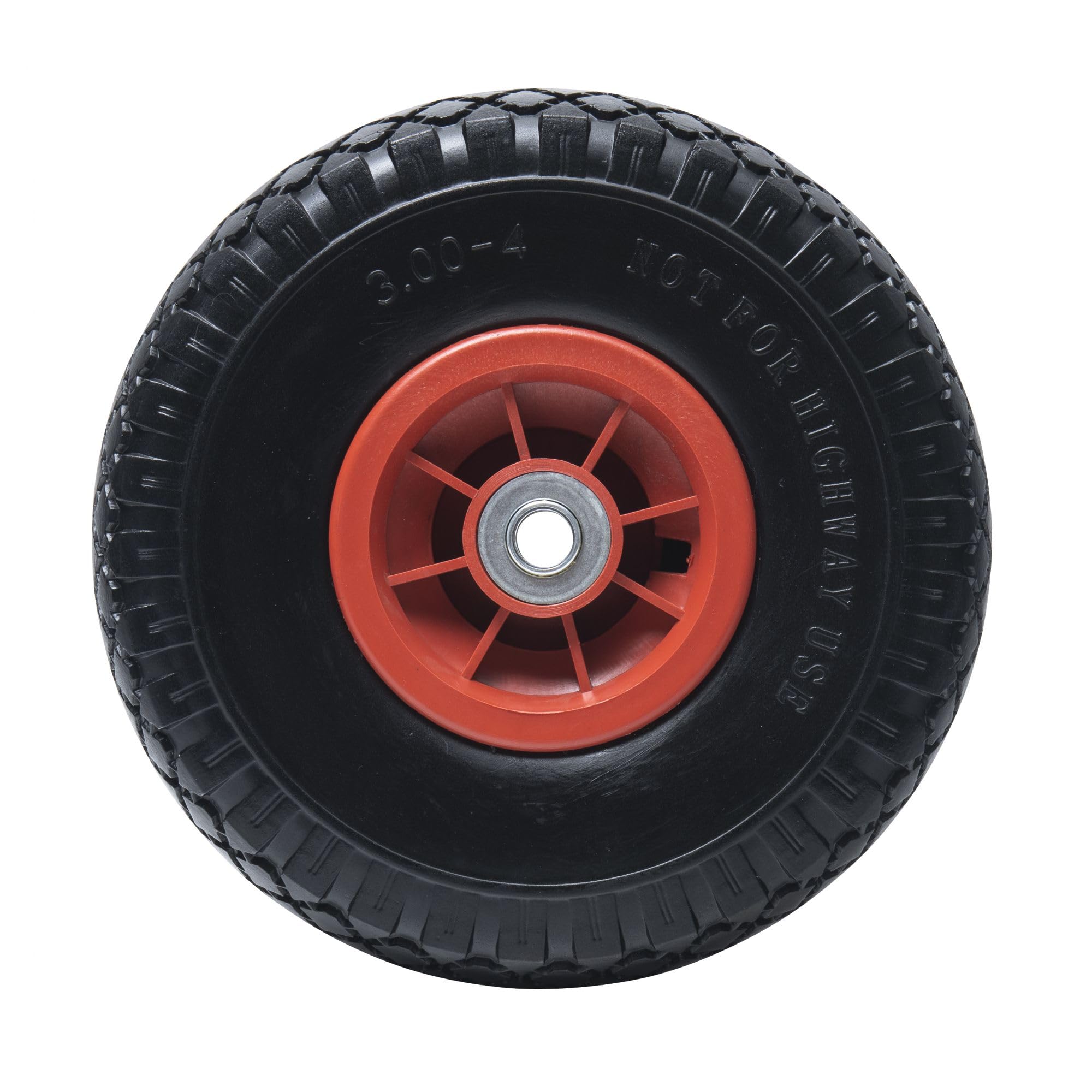 Roue Gonflable WERKA PRO Axe Déporté 16mm - 260x85mm Pour Chariot, Diable, Remorque