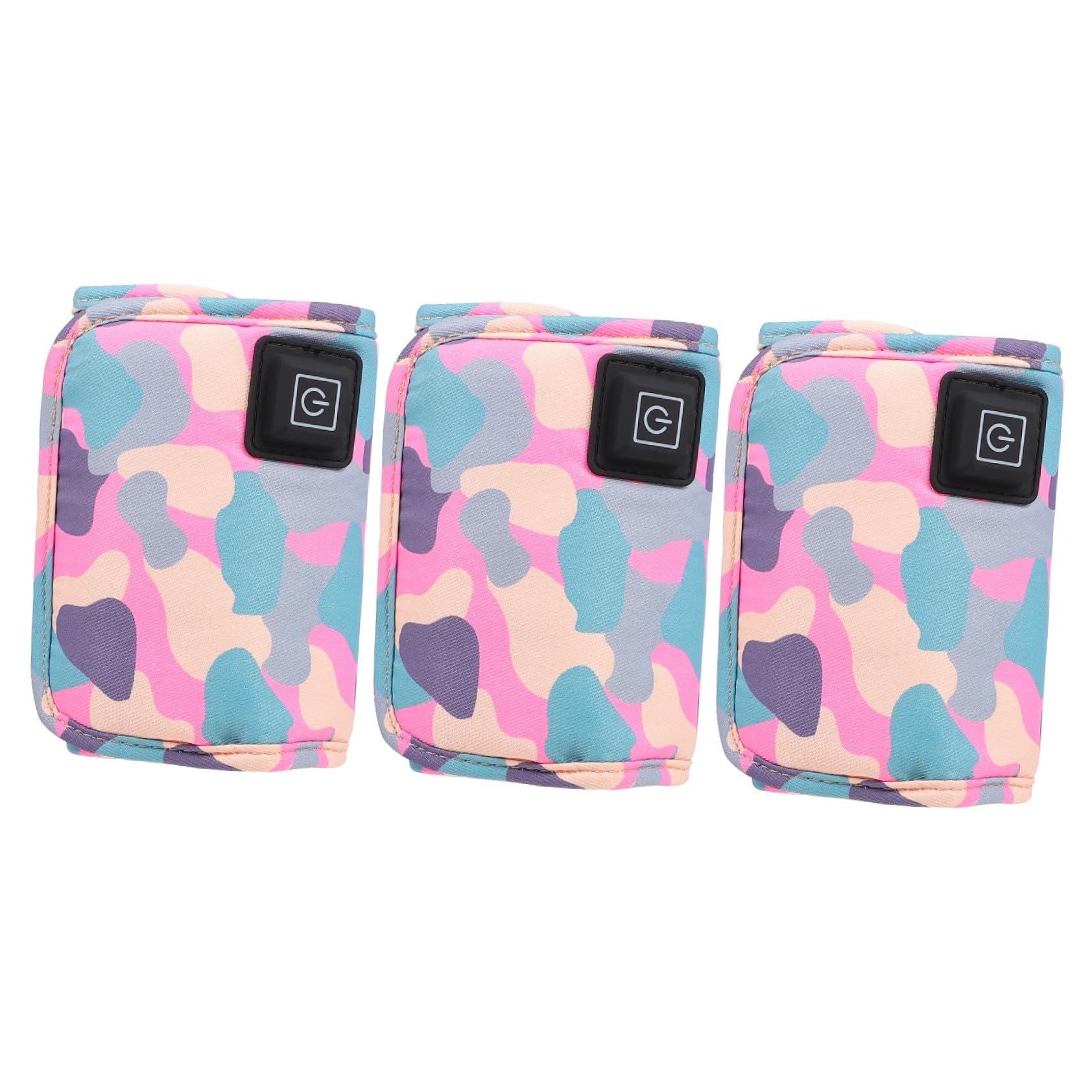 ibasenice 3 Piezas calentador de biberones calienta biberones para leche calentador portátil Cubierta de botella para bebés Cubierta de botella de bebé USB funda calienta biberones