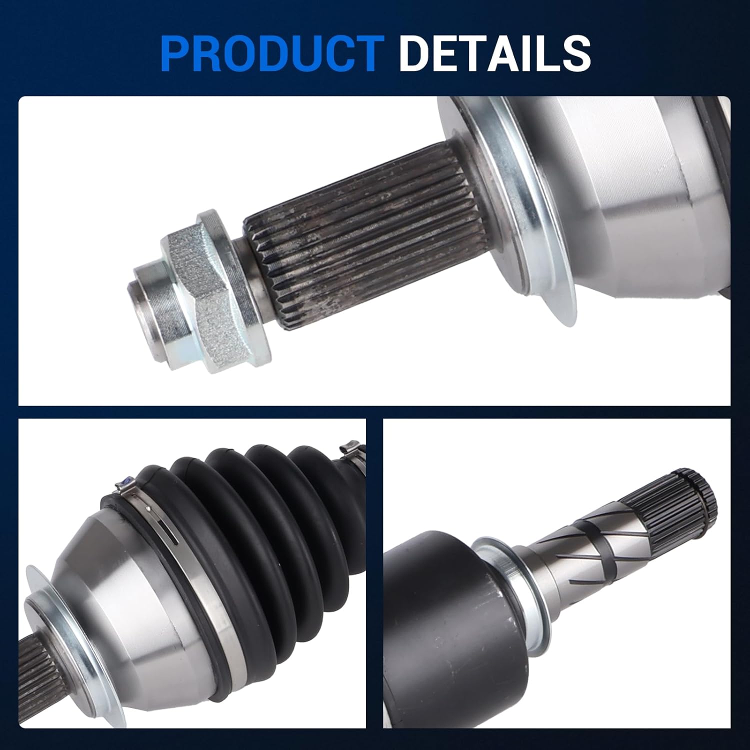 Autoround 667568 Front Pair CV Axle Shaft Assembly Compatible with Subaru Forester 2014 2015 2016 2017 2018, Driver and Passenger Side