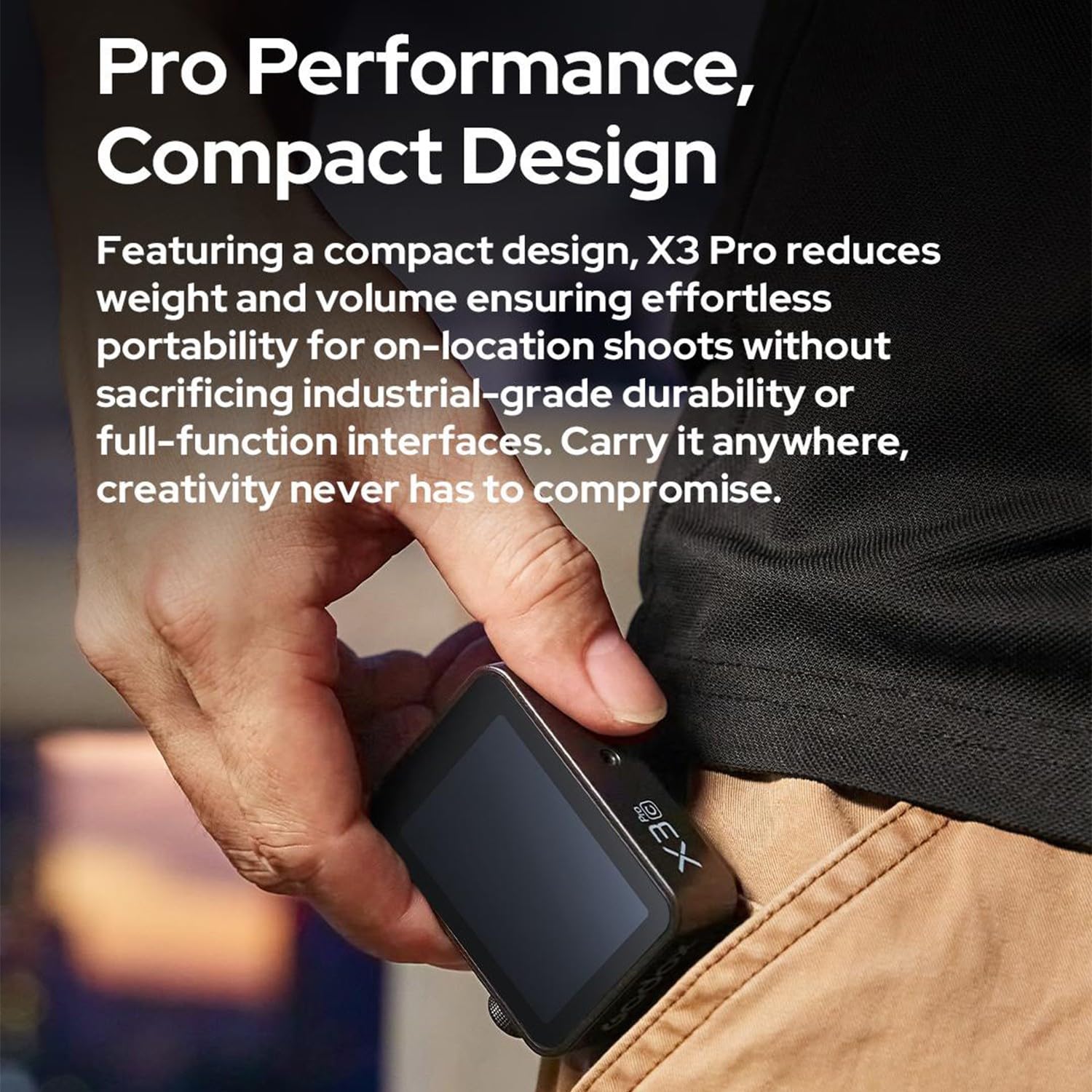 GODOX X3 Pro S X3PRO S Disparador de Flash Inalámbrico 2.4G TTL para Sony Cámara,3.87V/2930 mAh,Pantalla Táctil LCD de 2.4", Bluetooth y Control por Aplicación,Control de Obturador,Mejorada X3-S