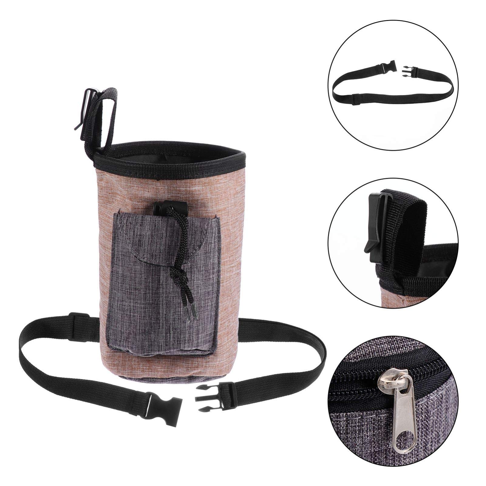 minkissy 3pcs Pet training package doggies treats Dog Treat Bag dog training treat pouch Dog Snack Pouch Bag puppy treat pouch Pet Training Waist Bag treat bags training dog the dog flax