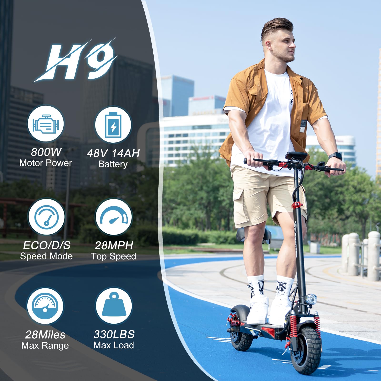 EVERCROSS H9 Electric Scooter, Electric Scooter For Adults