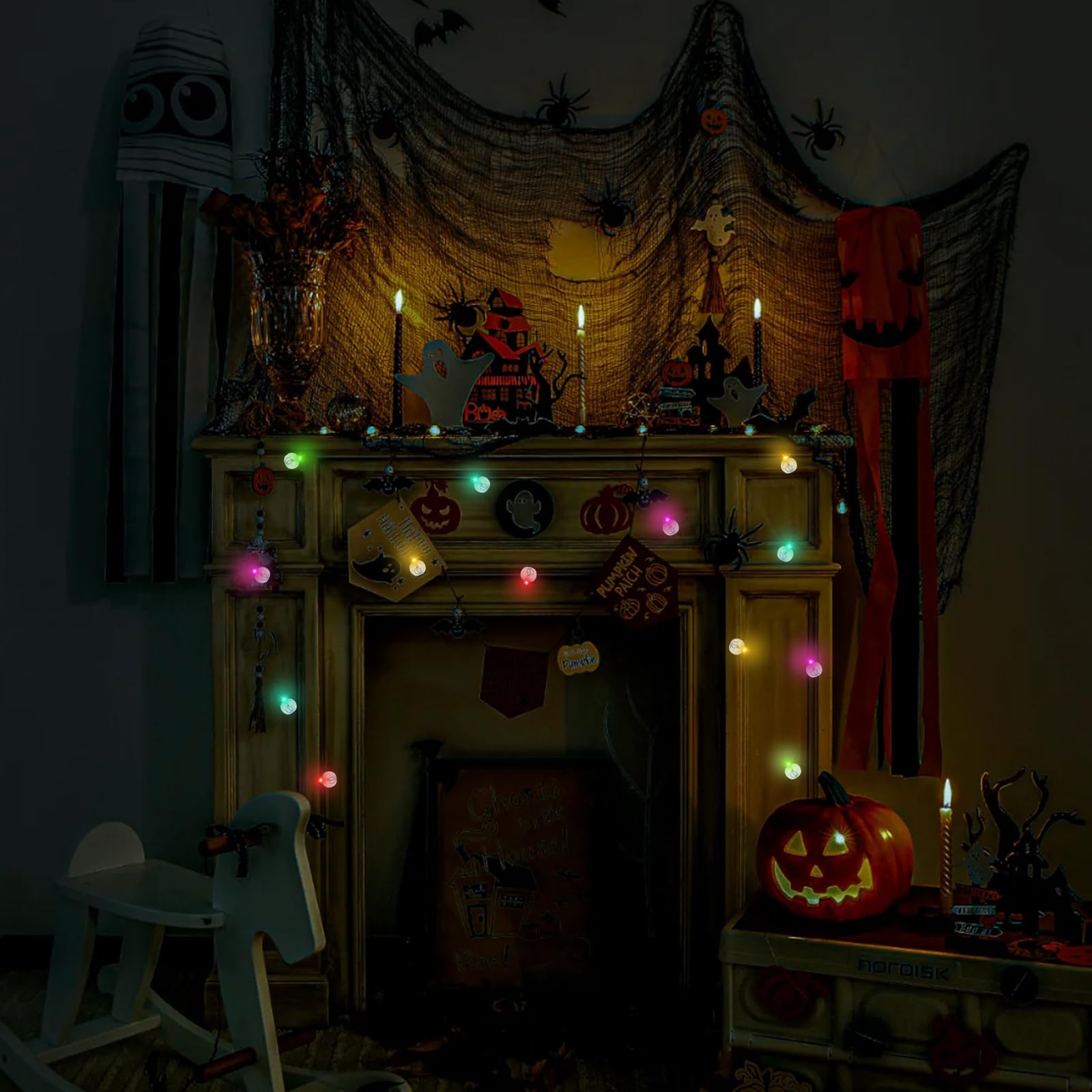 JZK 100 Mini Luci A LED Colorate, A Forma Di Palloncino, A Forma Di Sfera, A Batteria, Piccole Luci A LED Per Matrimoni, Feste, Decorazioni Per Albero Di Natale