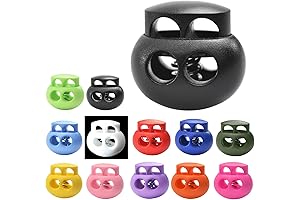 Assorted Plastic Spring Cord Lock for DIY Crafting