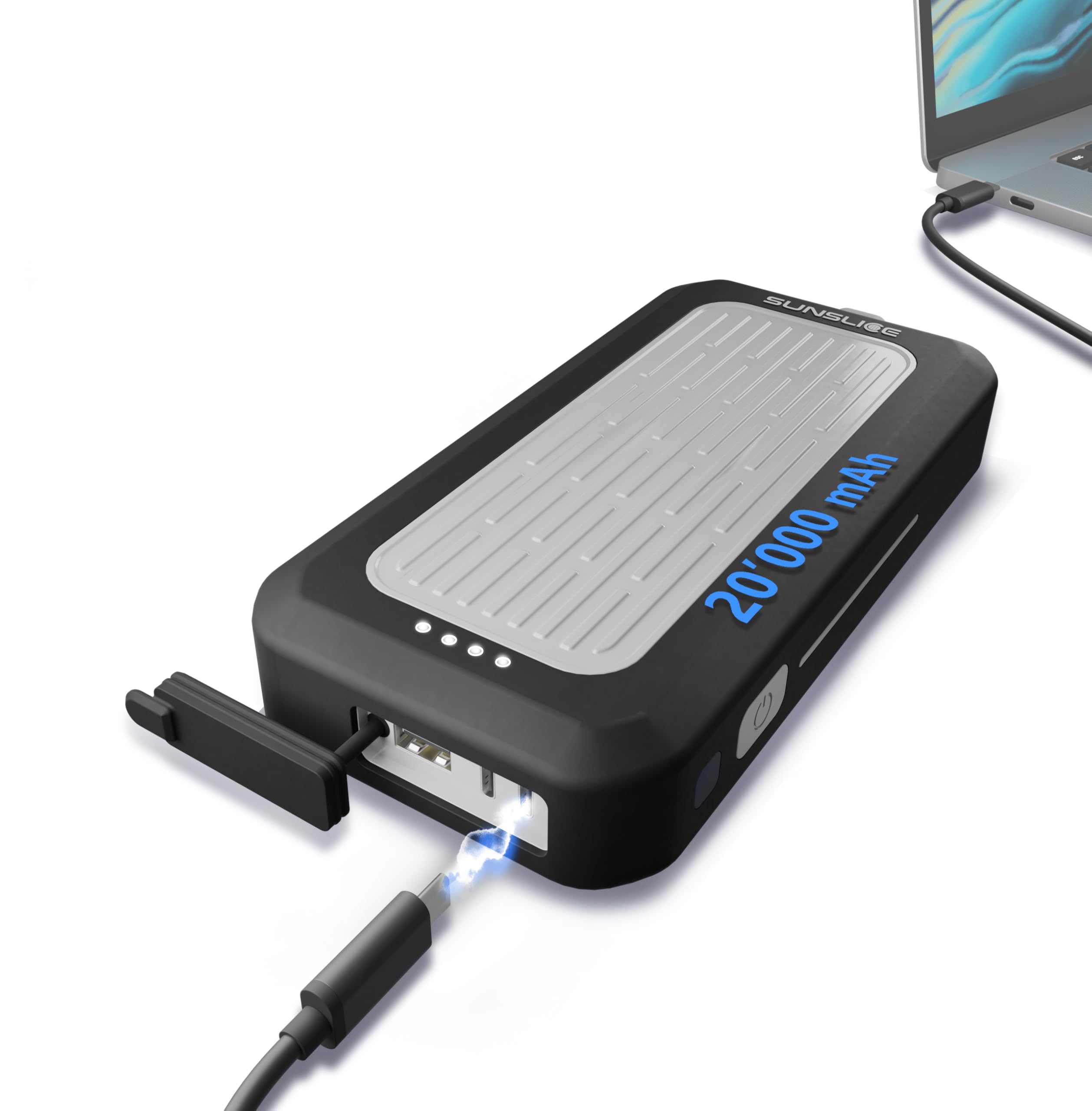 bank da caricamento potente 20000mah usb-c 60w waterproof