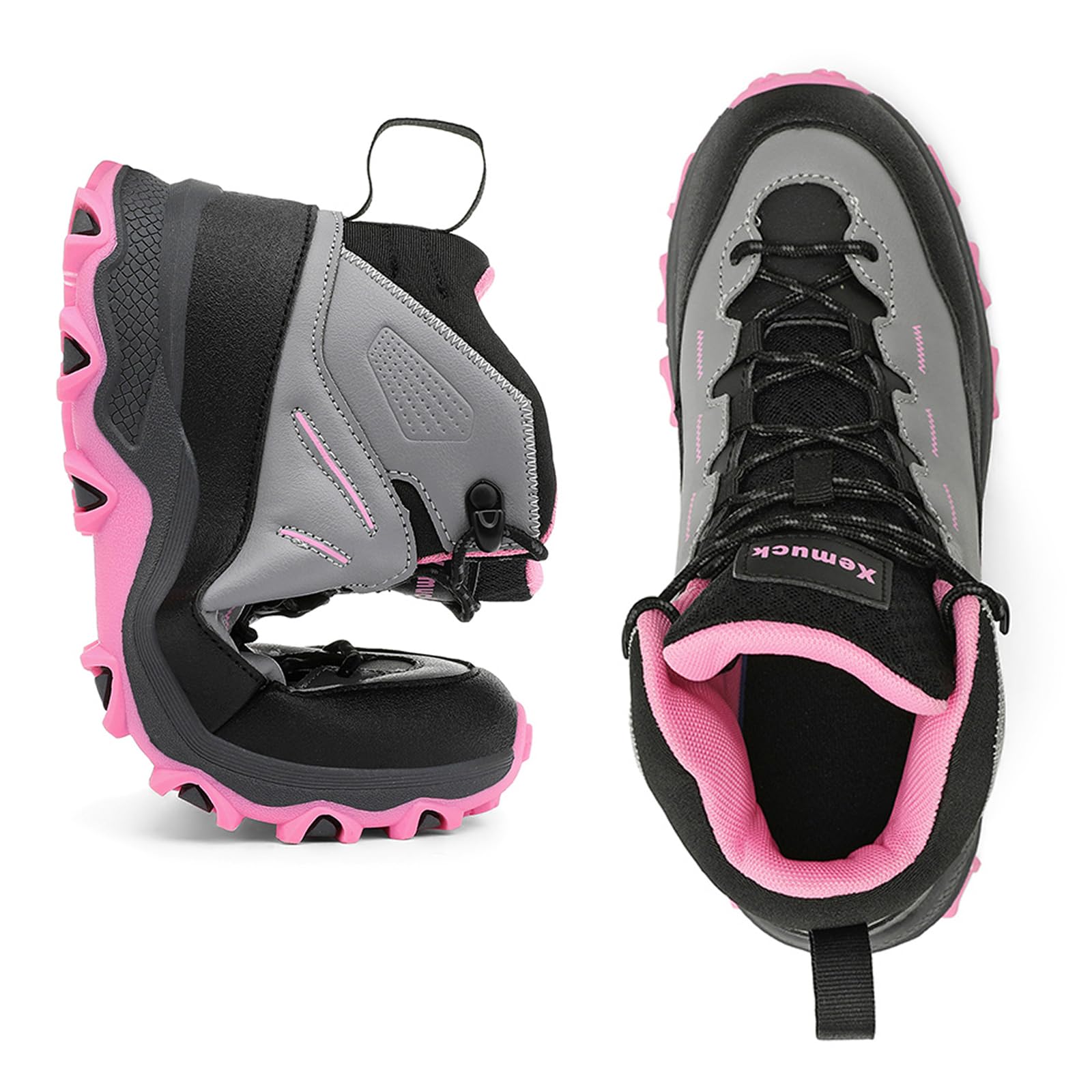 Scarpe da Trekking Ragazzi Ragazza Scarpe da Escursionismo Sportive Traspiranti Passeggiate Stivali per Antiscivolo Sportive All'aperto EU30-39
