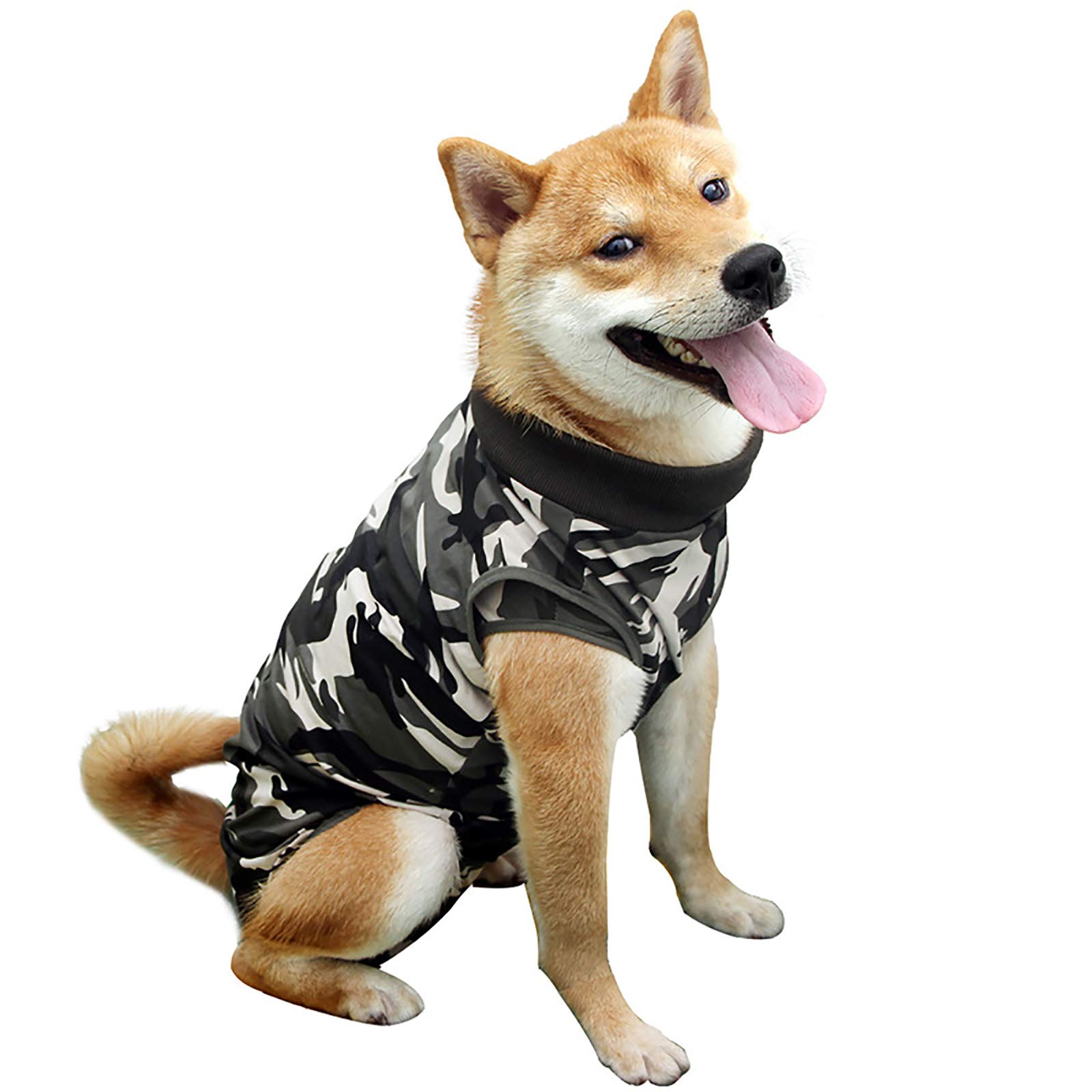 Vêtements après l'opération pour chiens XXL protection abdominale camouflage confortable