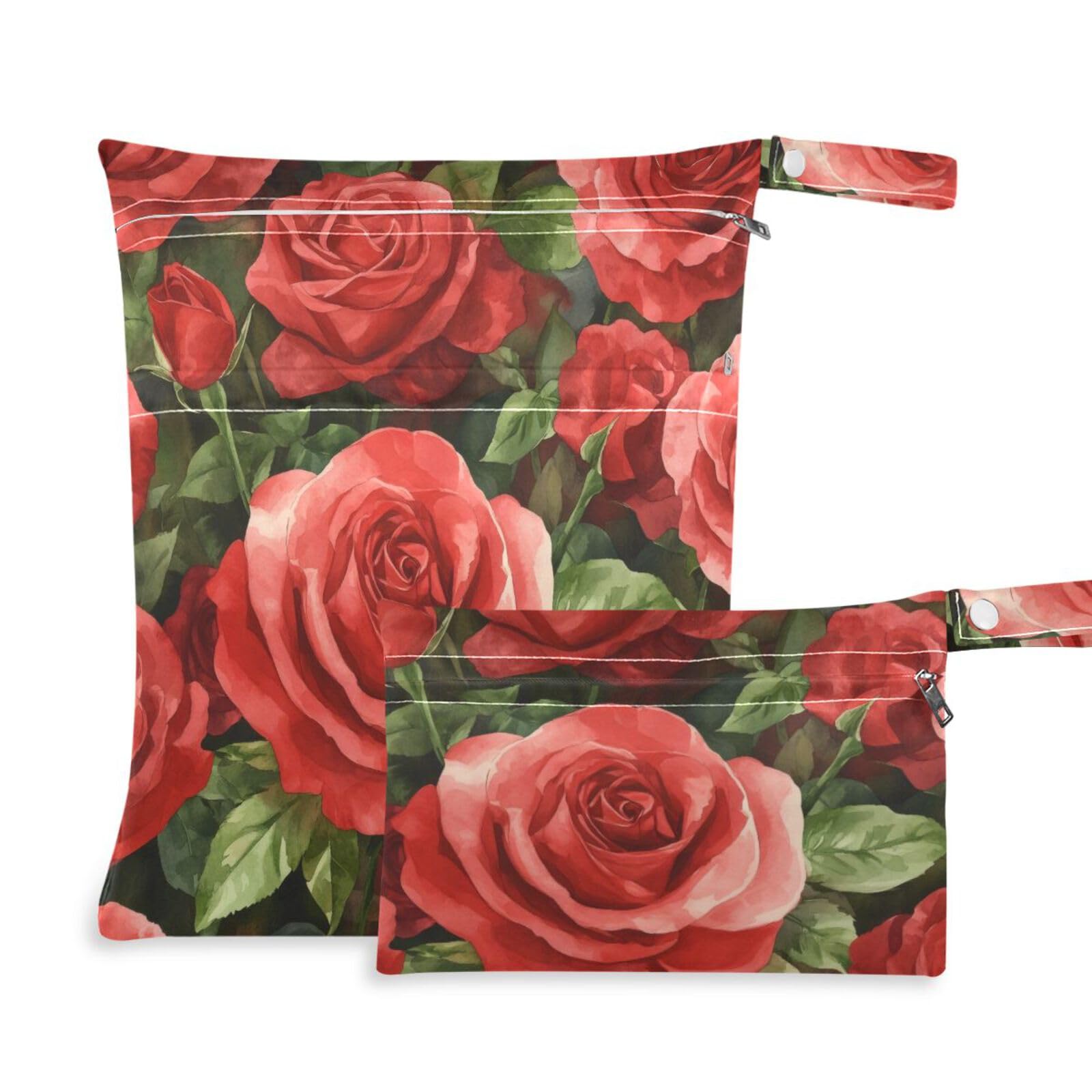 Msyxl 2pcs Wet Dry Bag for Baby Cloth Diapers, Waterproof Reusable Mjayodi3mdmwawvhc21zmgvvsm1y Wet Bag with Two Zippered Pockets Washable Pool Gym Travel Bag for Clothes