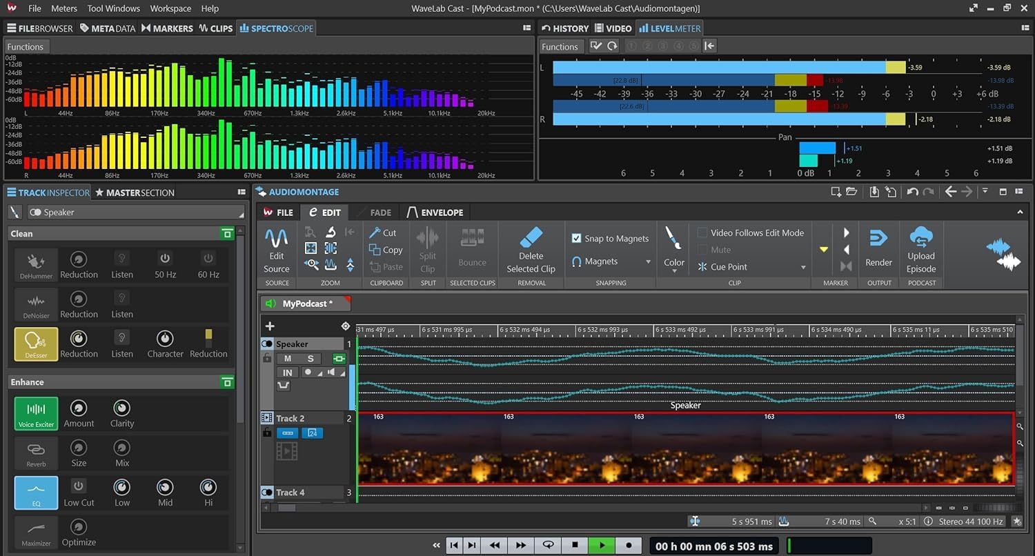 Steinberg IXO Podcast Pack, IXO12 USB 2.0 Interfaz de audio, micrófono de estudio y WaveLab Cast, Cubase AI y Cubasis LE Software Suite