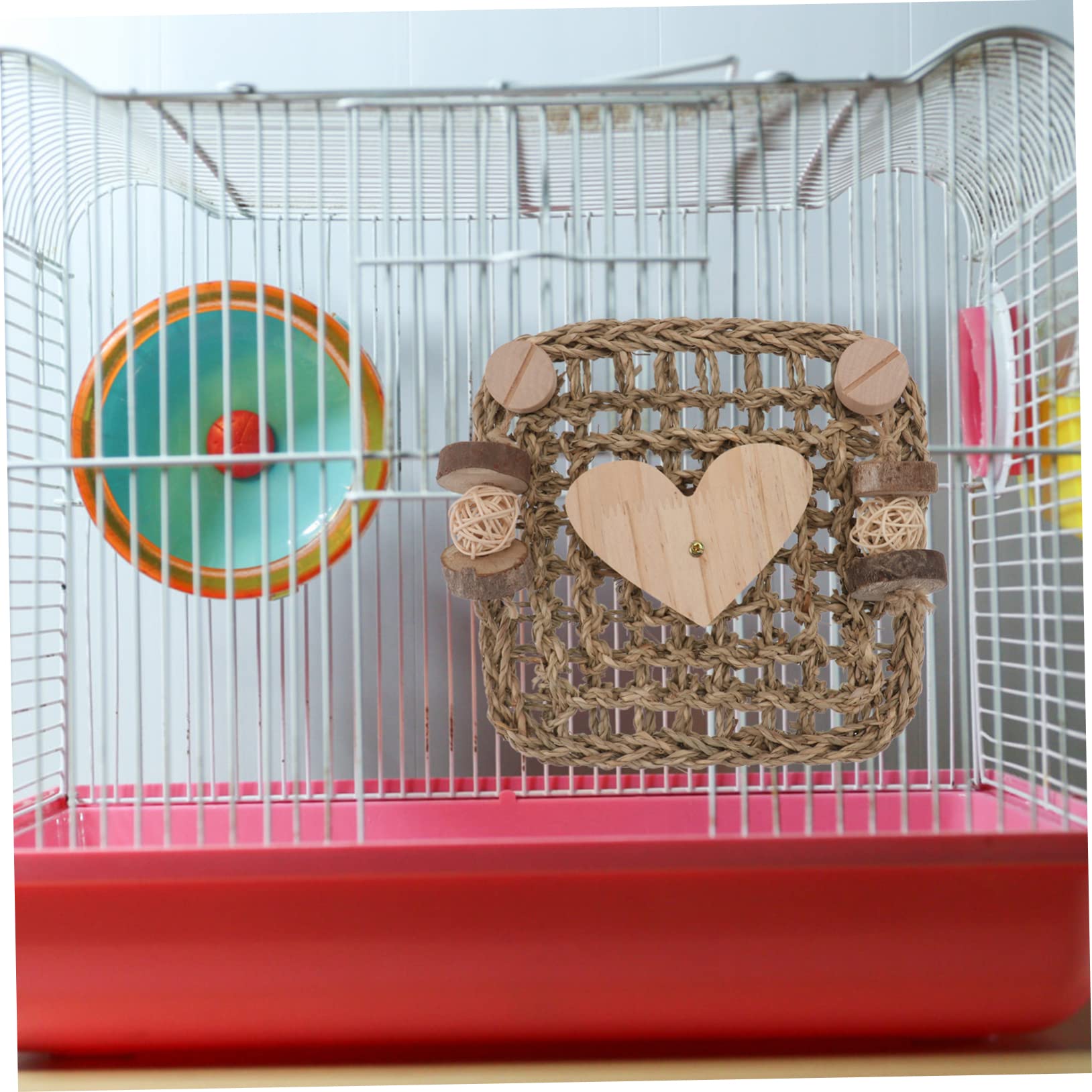 DOITOOL 2stücke Käfig-grasmatte Für Kleintiere Langlebig Schadstofffrei Zum Kauen Und Kratzen Für Kaninchen Meerschweinchen Und Hamster Schützt Empfindliche Pfoten Vor Drahtböden