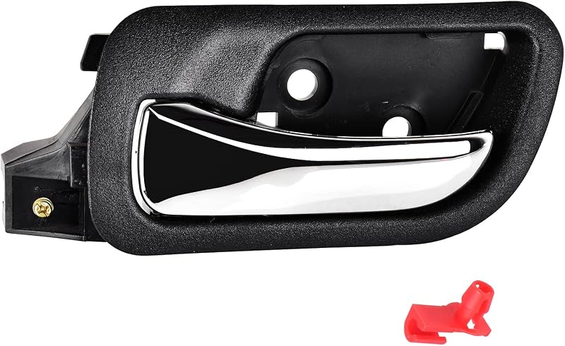Maçaneta interna da porta dianteira esquerda BJYXSHOP preta para Honda Accord 2003 a 2007 – 1 unidade