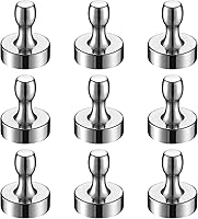 Vista 7 de BTLIN Imanes para nevera, pequeños y fuertes, mini pines magnéticos para cocina, refrigerador, pizarra magnética, pizarra blanca, oficina, paquete