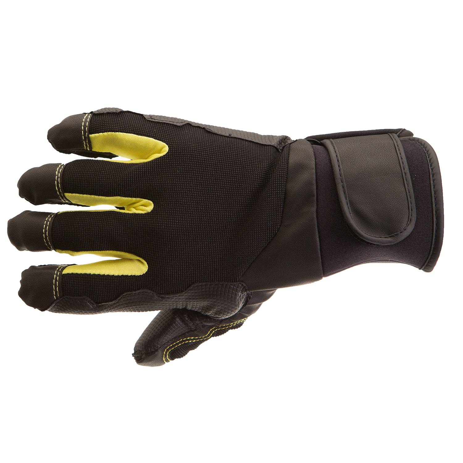 Impacto Protective Products AVPRO MPR Anti-Vibration Mechanics Glove Black PR, Black, Yellow, Medium, AV759030