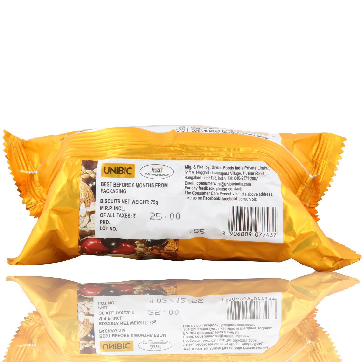 unibic multigrain breakfast cookies 75 gms