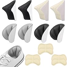 metagio 7 Pairs Heel Grips for Shoes Too Large Self-Adhesive Shoe Pads for Women and Men, Heel Protector for Shoes, Non-Slip Heel Cushions, Shoe Inserts, Anti-Bubble Shoe Insoles