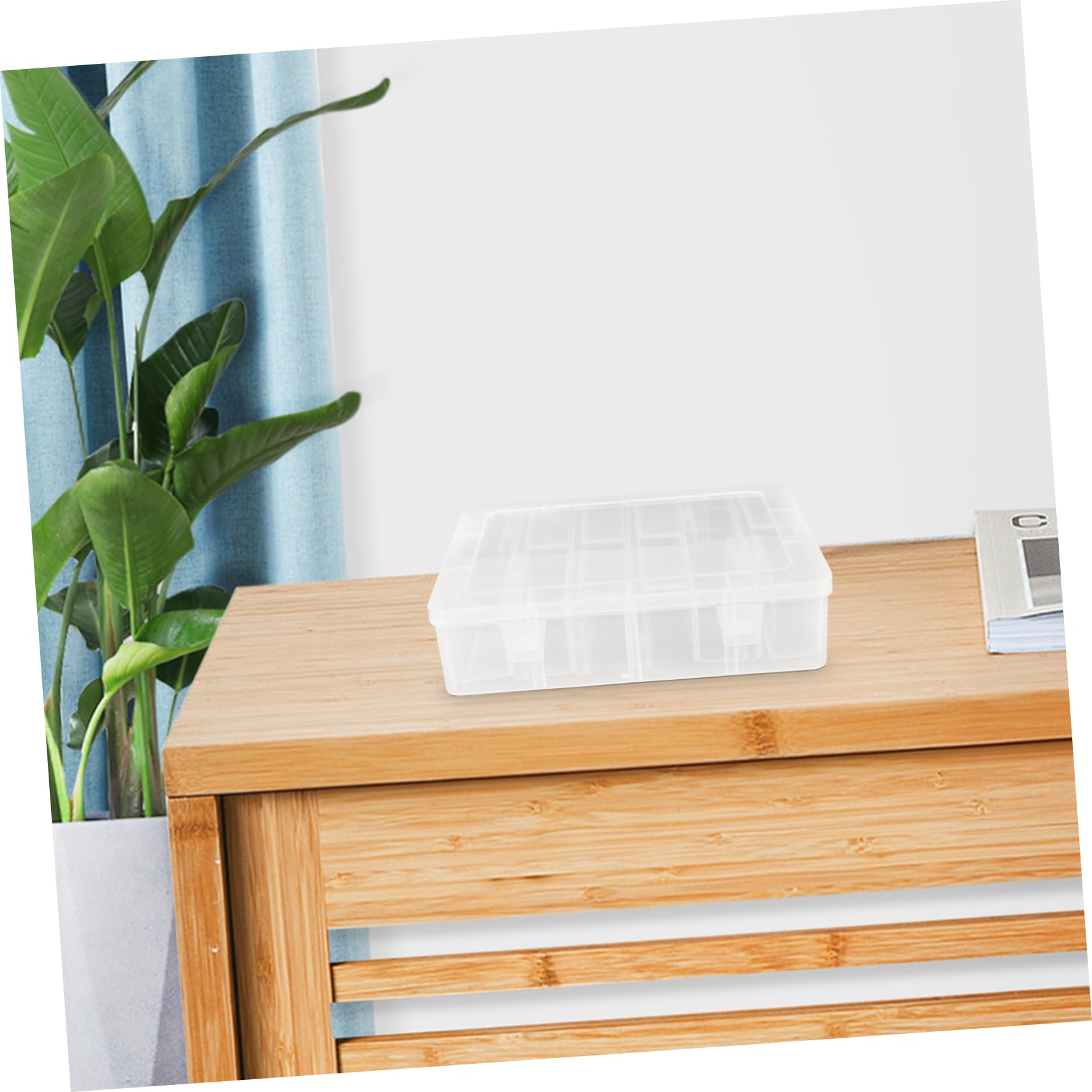 Cajas De Almacenamiento Transparentes Pequeñas Para Cuentas y Joyería Contenedores Para Manualidades Con Tapa De Plástico Para Organizar Artículos Pequeños