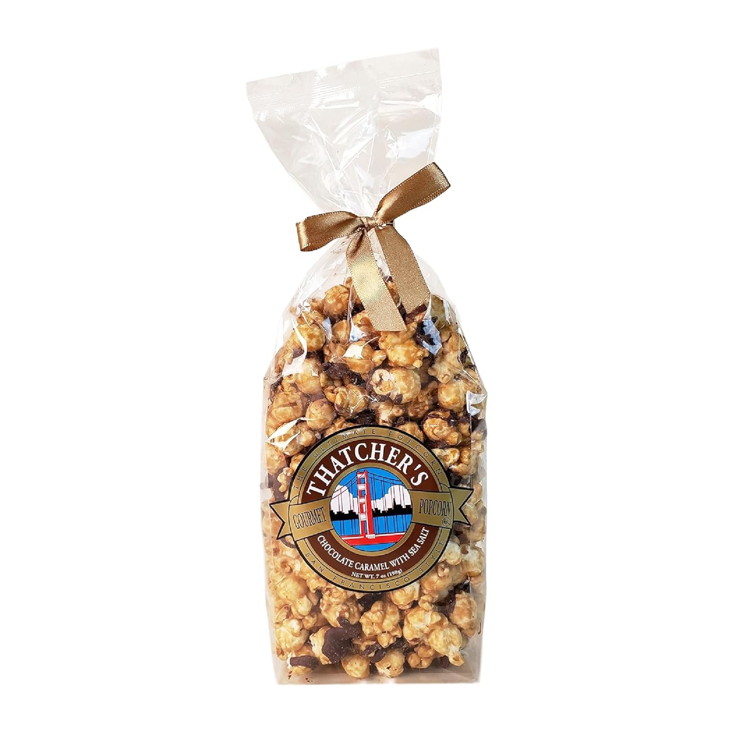 Thatcher's Gourmet Popcorn Chocolate Drizzled Caramel W/Sea Salt (Pack of 12)