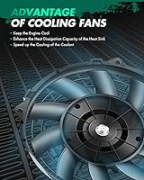 Vista 5 de SCITOO Conjunto de ventilador de refrigeración del radiador para 2014-2019 para Mini para Cooper 1.5L 2014-2019 para Mini para Cooper 2.0L