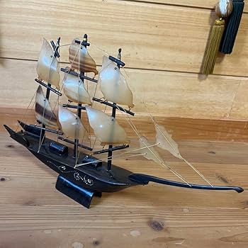 船 模型 レトロ YAMAHA 船舶 置物 Amazon.co.jp: Rockin Gear 手作り木製海賊船モデル – 14インチ