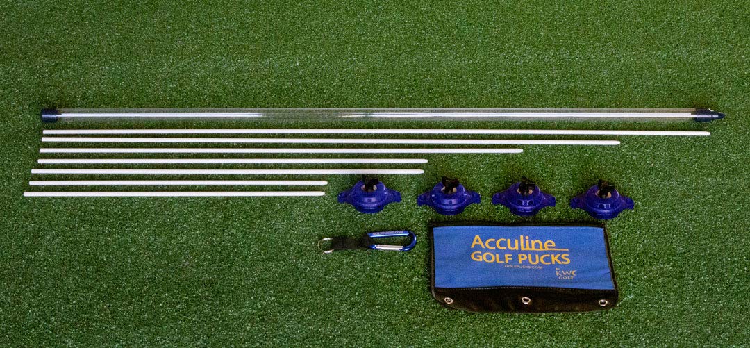 Acculine Golf Pucks - 4 Puck System