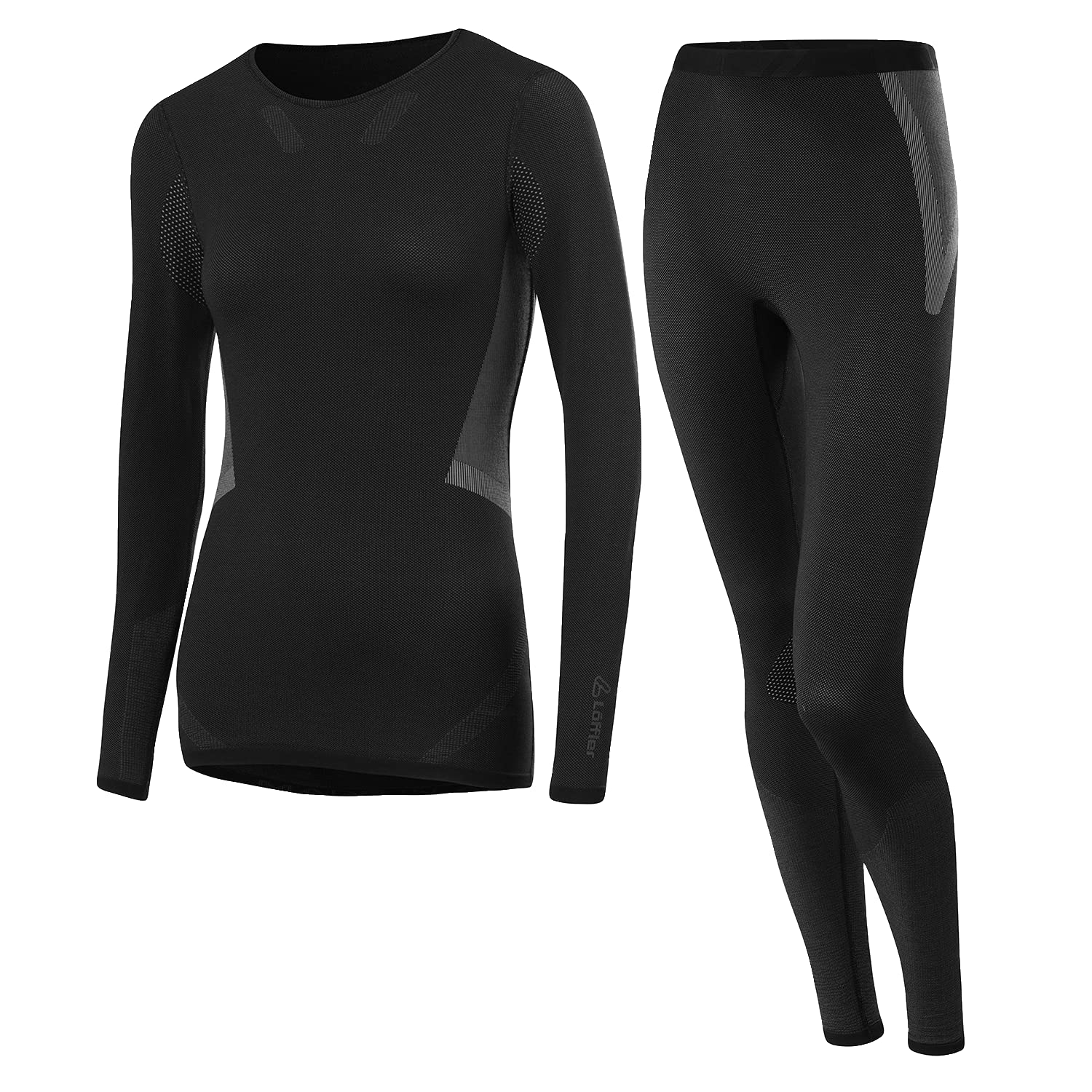 Löffler Set Lang Transtex Warm - Ropa interior fibra sintética Niños