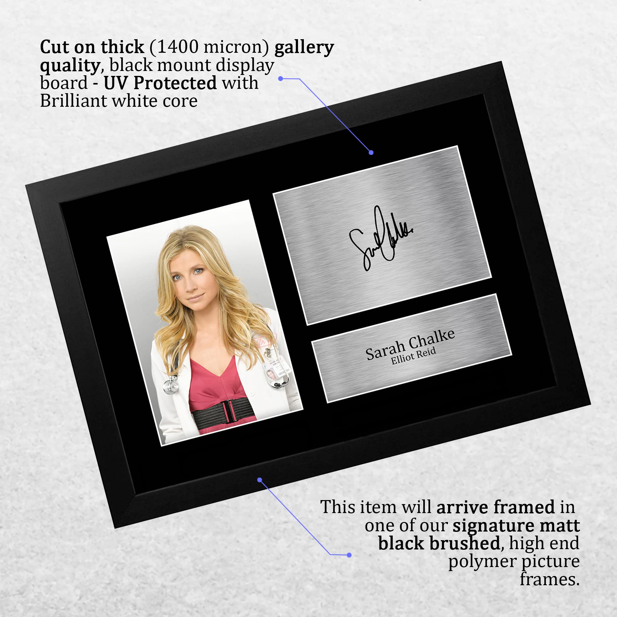 Amazon.co.jp: HWC Trading FR A4 Sarah Chalke Scrubs Gifts