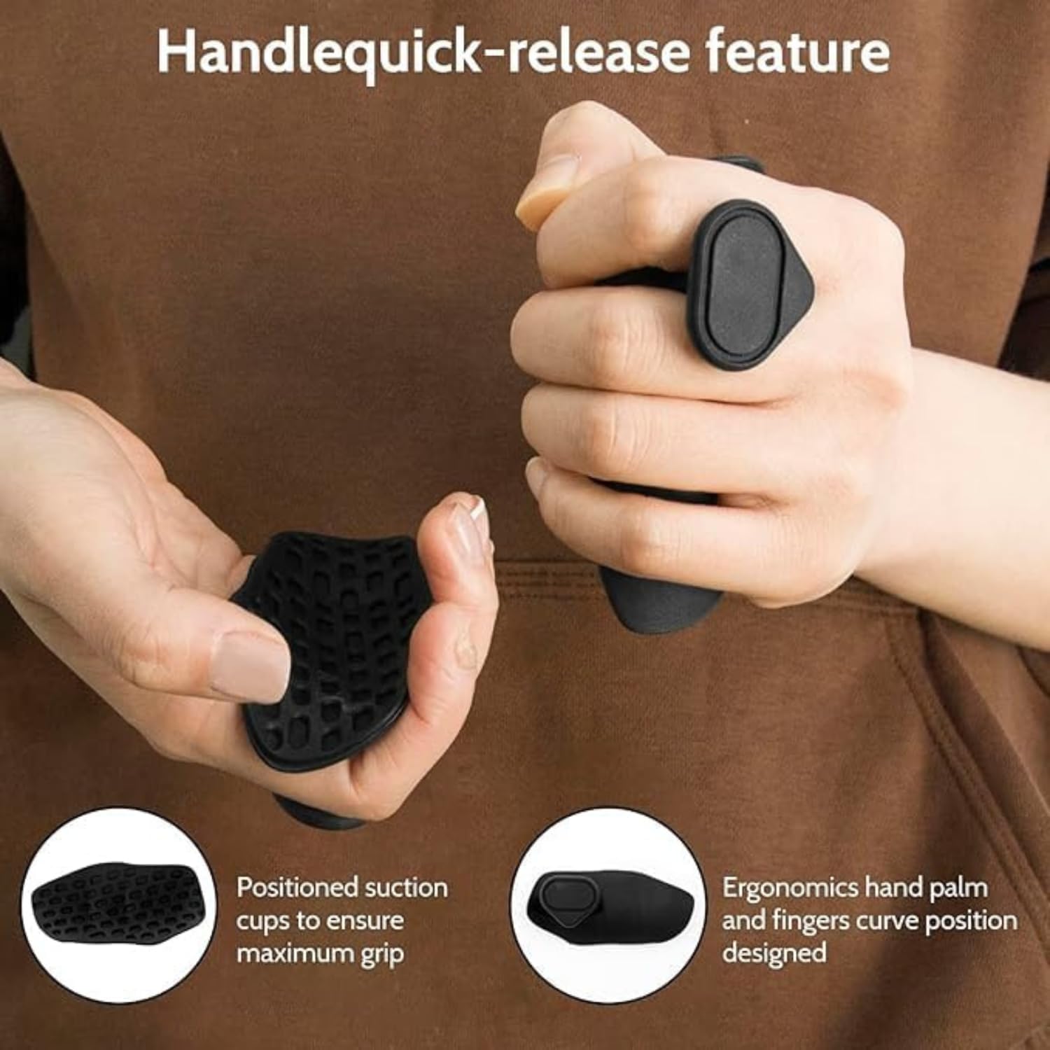 VIRADHAM VIRADHAM Workout Grips Pads for Weight Lifting, Silicone Non-Slip Gym Grips for Men & Women – Palm Protection, No Gloves Needed – Ergonomic Grip Pads for Fitness, Crossfit, Pull Ups, Bodybuilding 1