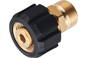 PWACCS Pressure Washer Adapter: Bridging M22 15mm to 14mm for Seamless Cleaning