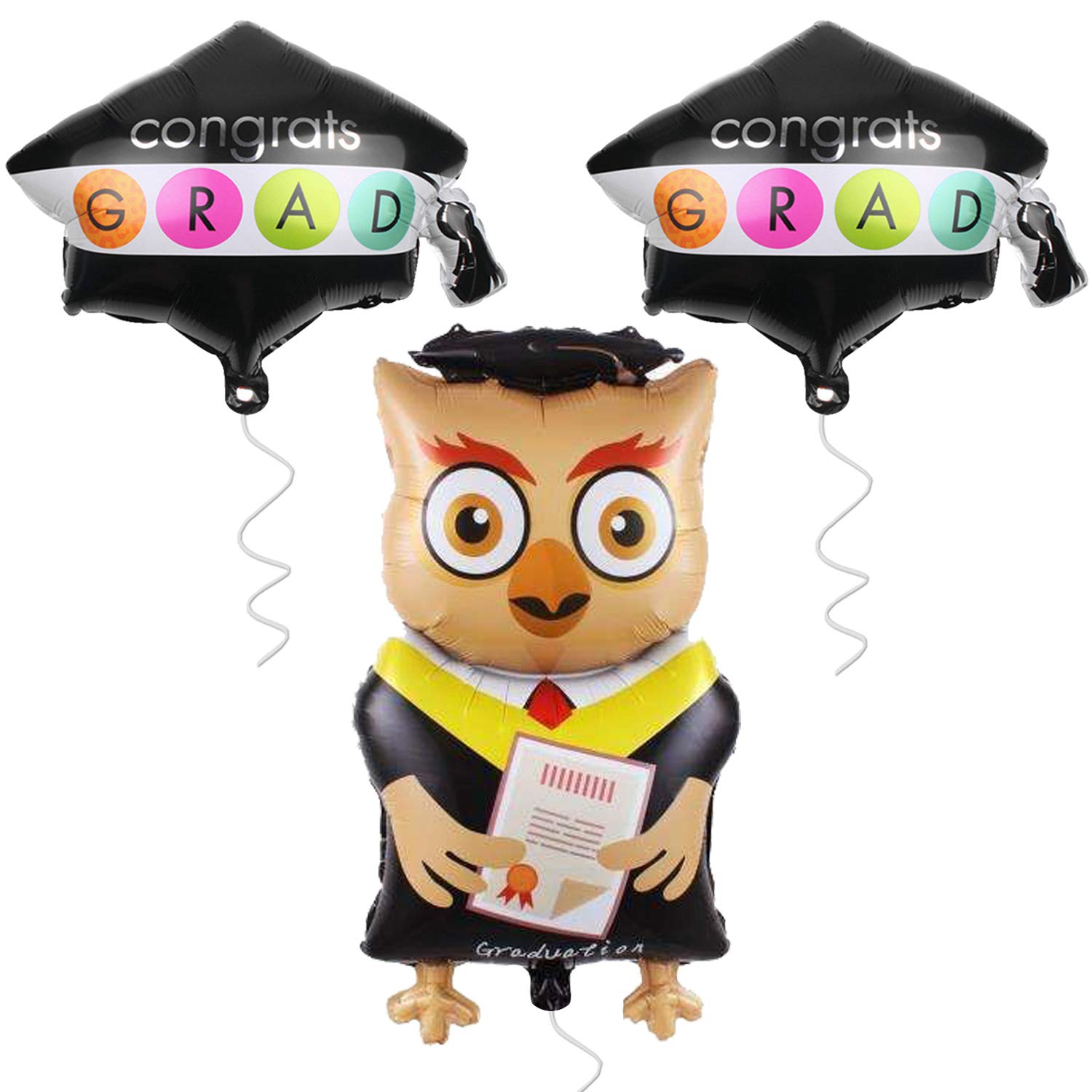 Buy Large, 35 Inch Wise Grad Owl Graduation Balloon Congrats Grad