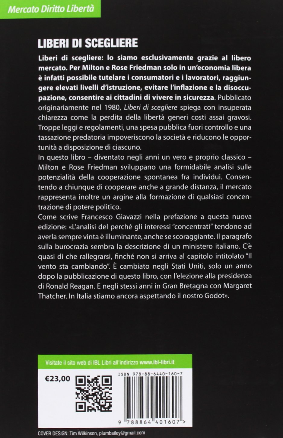 Liberi di scegliere. Una prospettiva personale