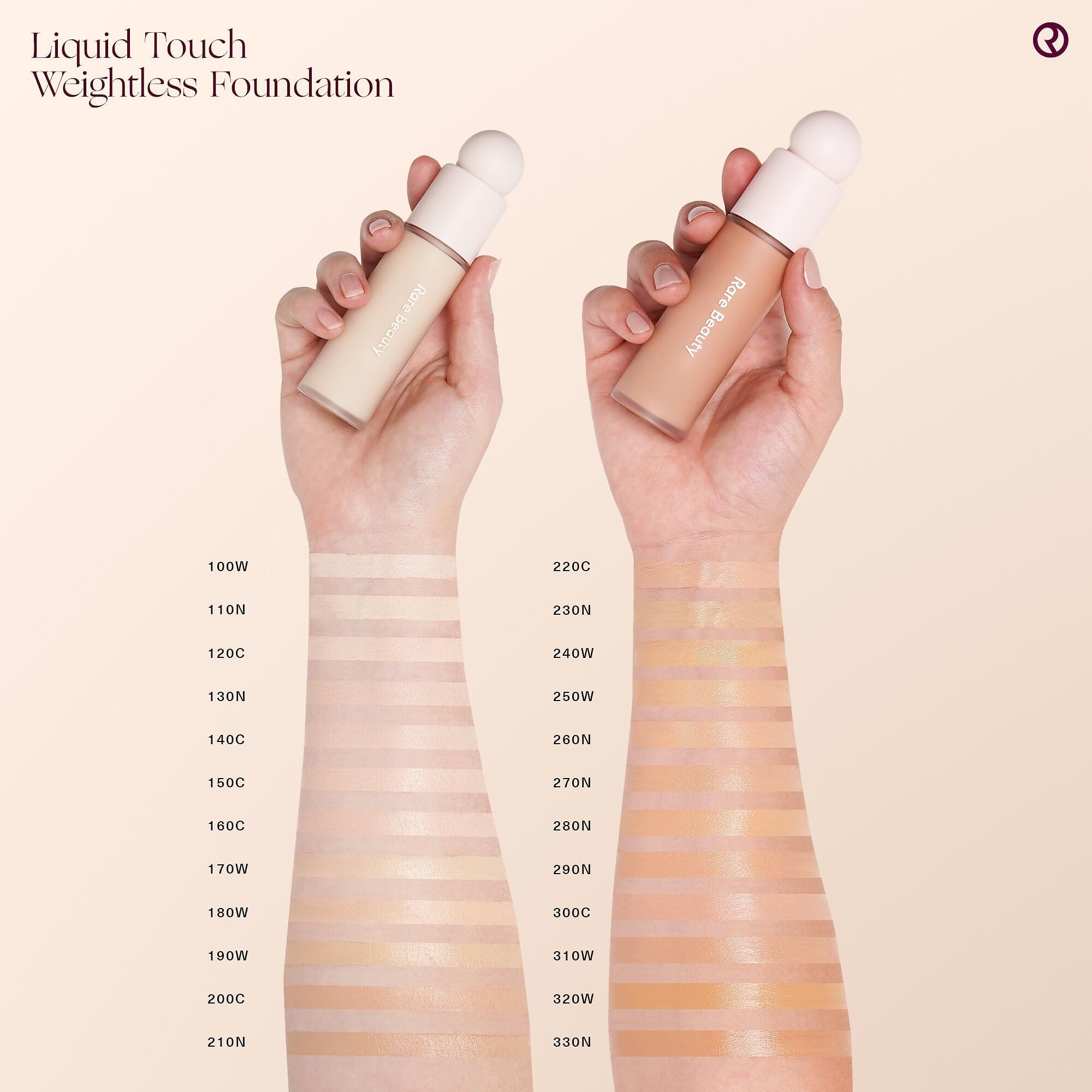 Amazon.com : Rare Beauty by Selena Gomez Liquid Touch Weightless Foundation  240W : Beauty & Personal Care