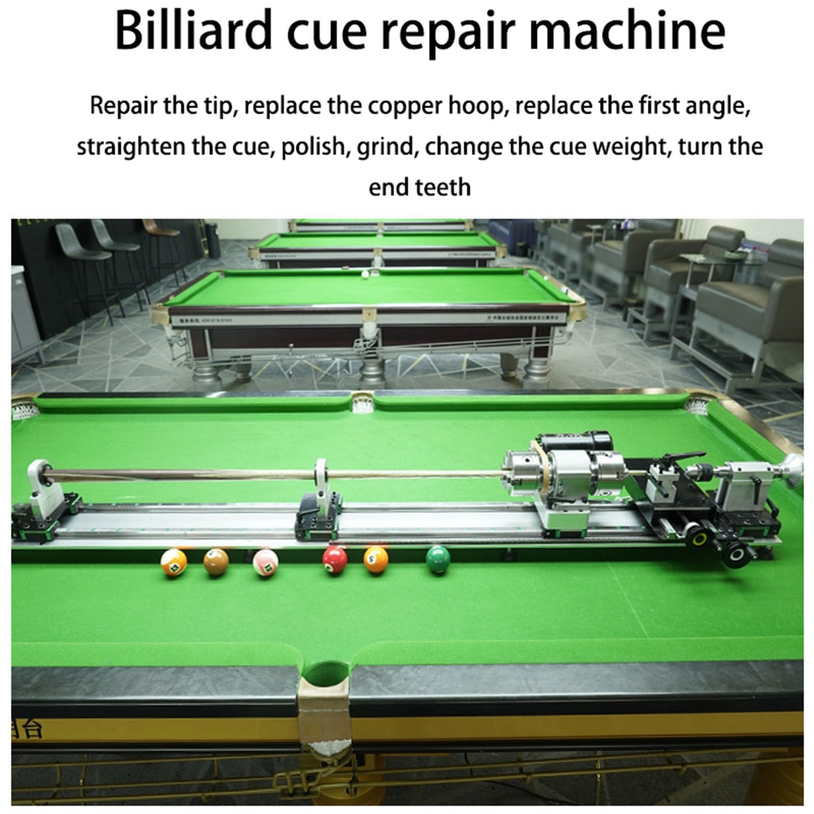 Kit De Réparation Pour Queue De Billard - Faconneur De Pointe 9-13mm, En Acier Inoxydable Et Plastique - 10