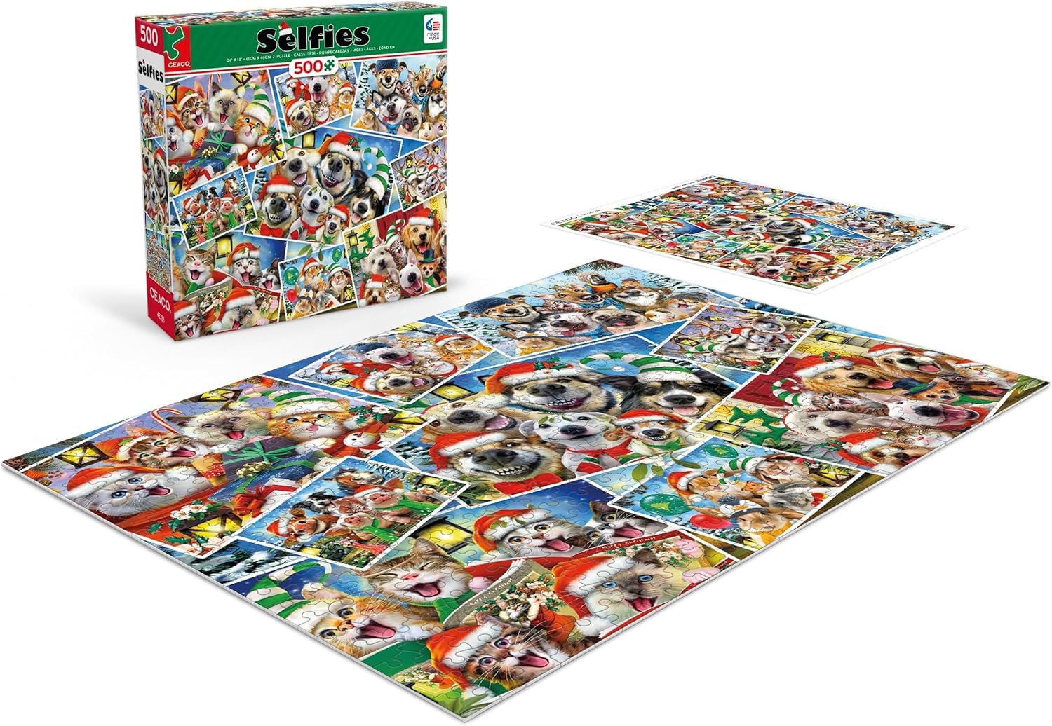 Amazon.com: All The Dogs and Cats Selfie (Howard Robinson) : Toys