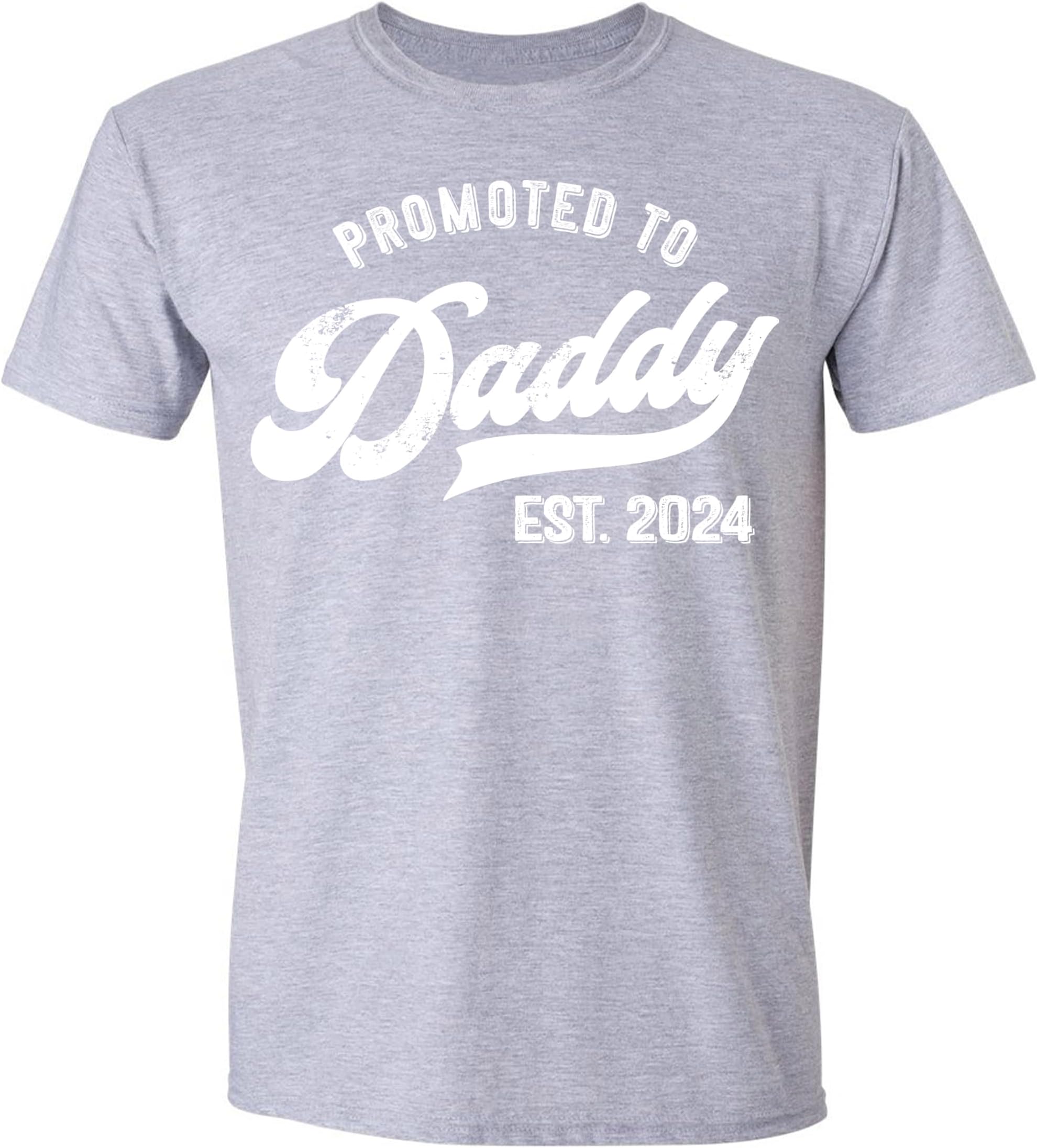 Sweet GiselePromoted to Daddy 2024 T-shirt Funny New Dad Baby Family T Shirt