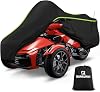 QUNSUNUS Waterproof Motorcycle Cover for Can-Am Spyder F3 2016-2023, Heavy Duty Trike Cover with Wind, Sun, UV and Dust Protection
